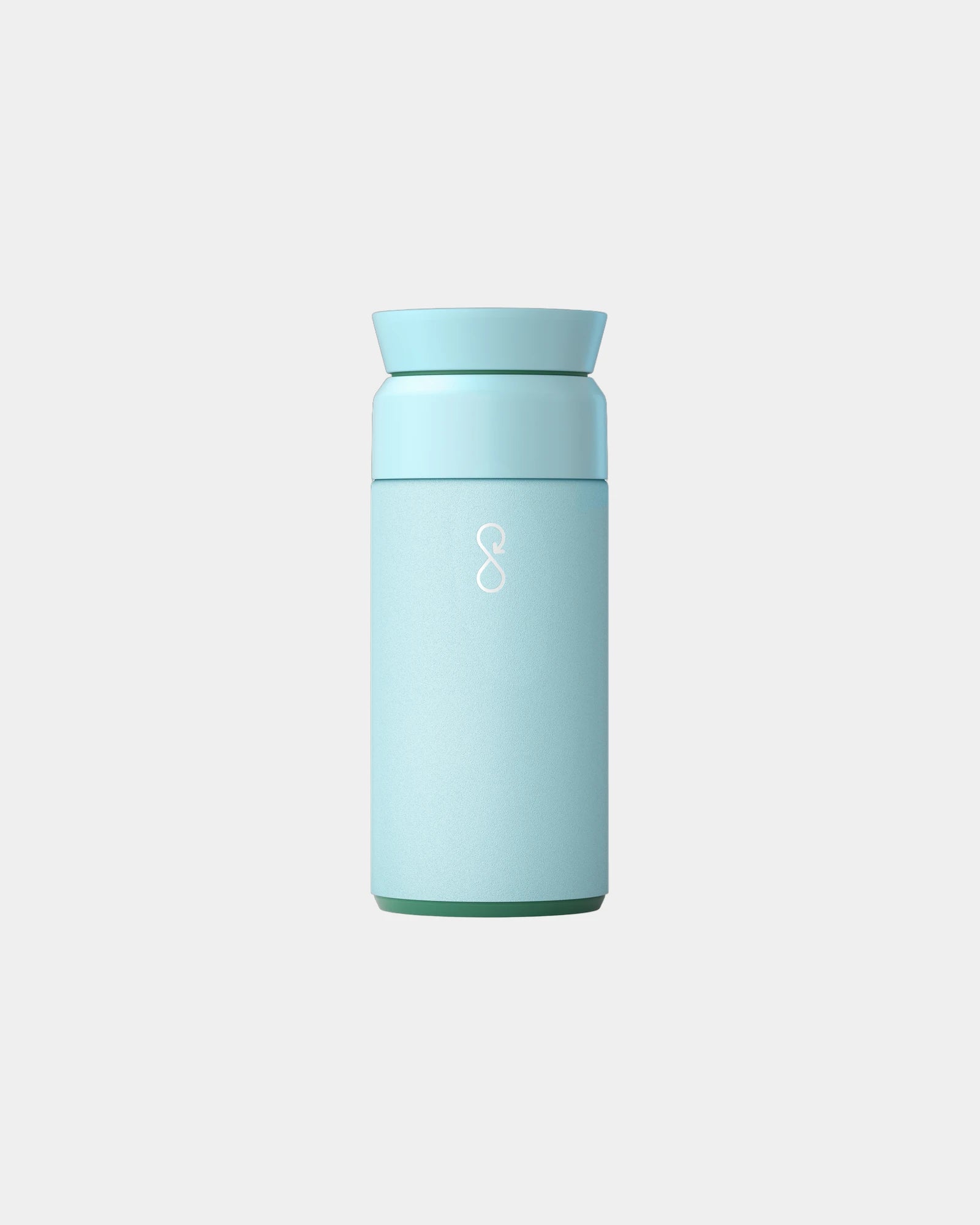 Custom recycled stainless steel Ocean Bottle 350ml - Sky Blue