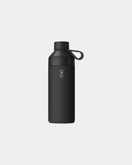 Custom insulated stainless steel Ocean Bottle 1L - Obsidian Black