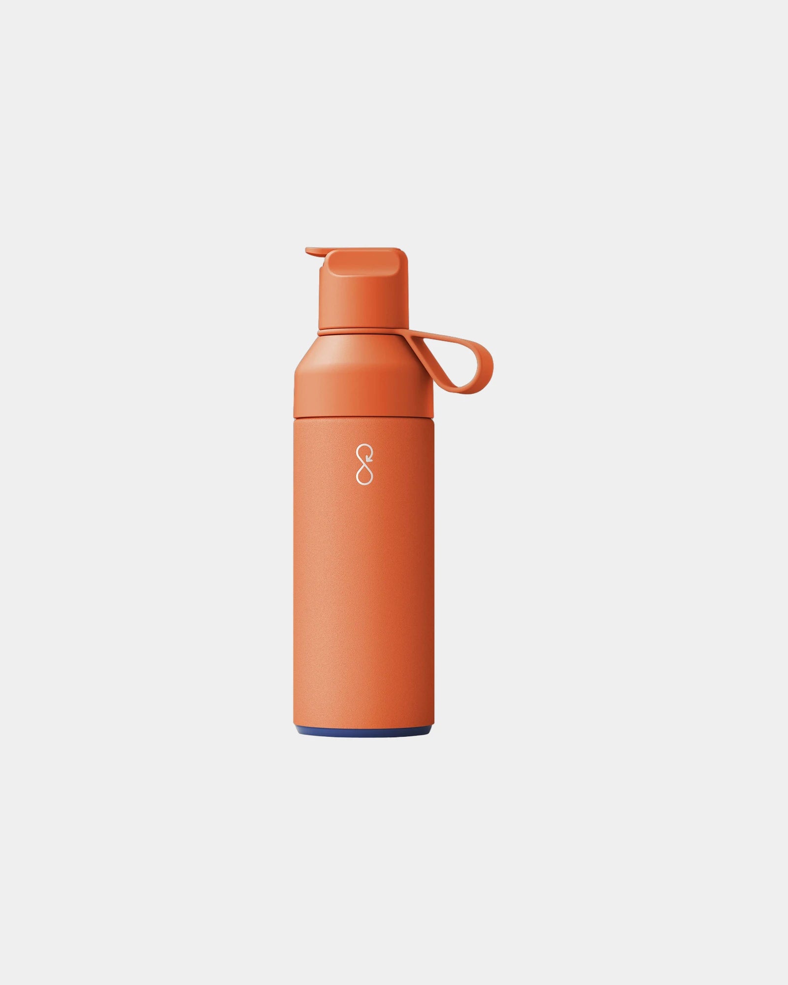 Custom insulated recycled stainless steel Ocean Bottle - Sun Orange