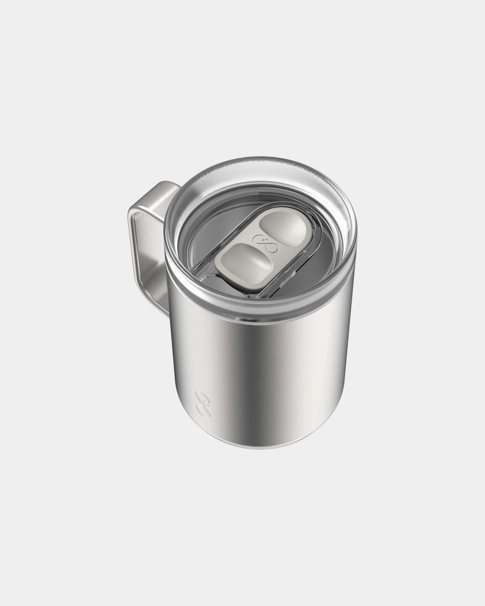 Custom recycled stainless steel travel mug Ocean Bottle - Steel