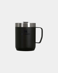 Promotional recycled stainless steel camping mug - Black