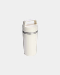 Promotional stainless steel travel mug 350ml - Cream