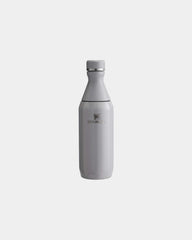 Custom recycled stainless steel water bottle 350ml - Grey