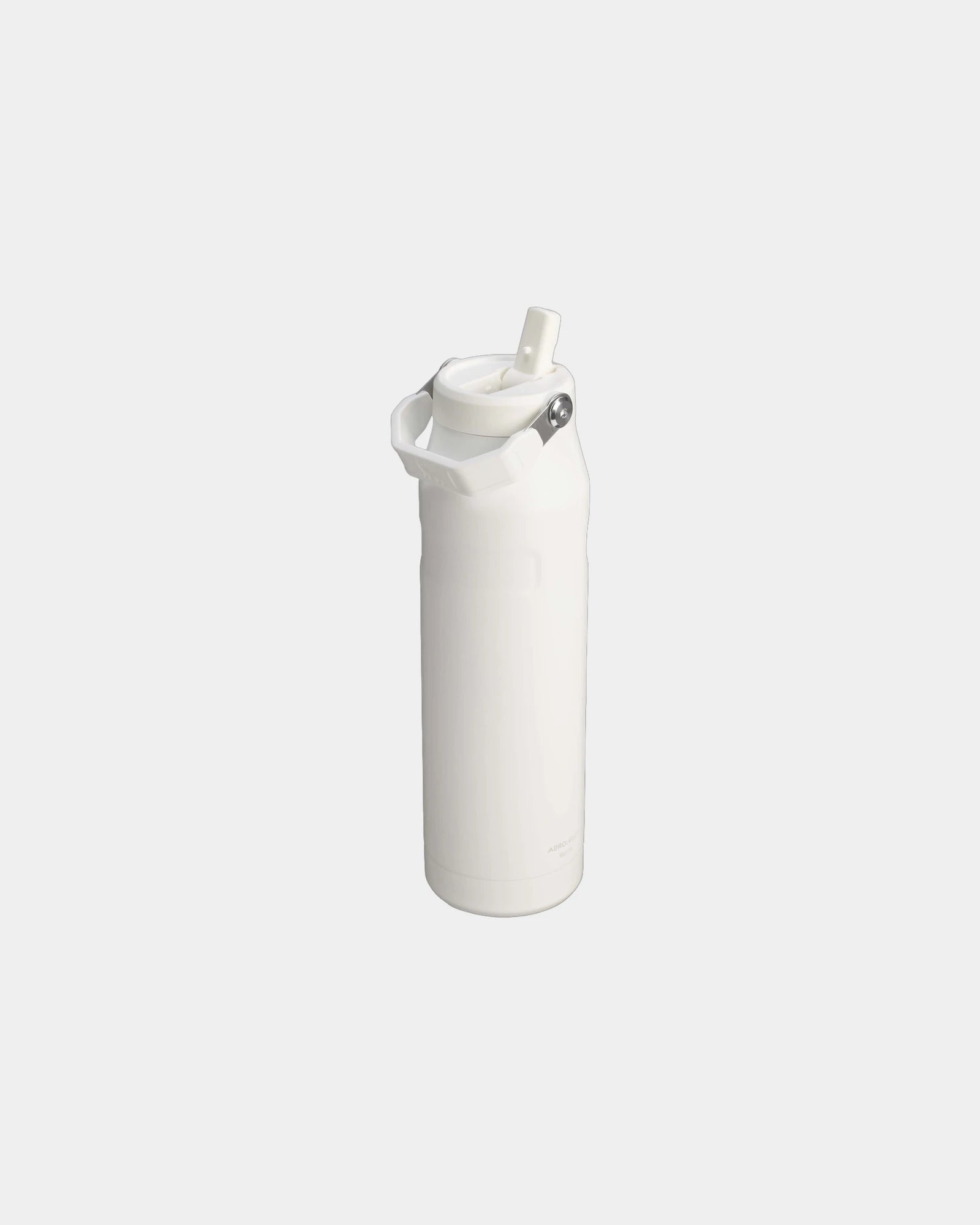 Custom recycled stainless steel water bottle - Frosted White