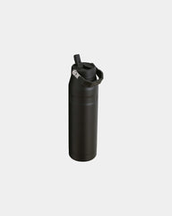 Custom recycled stainless steel water bottle - Black