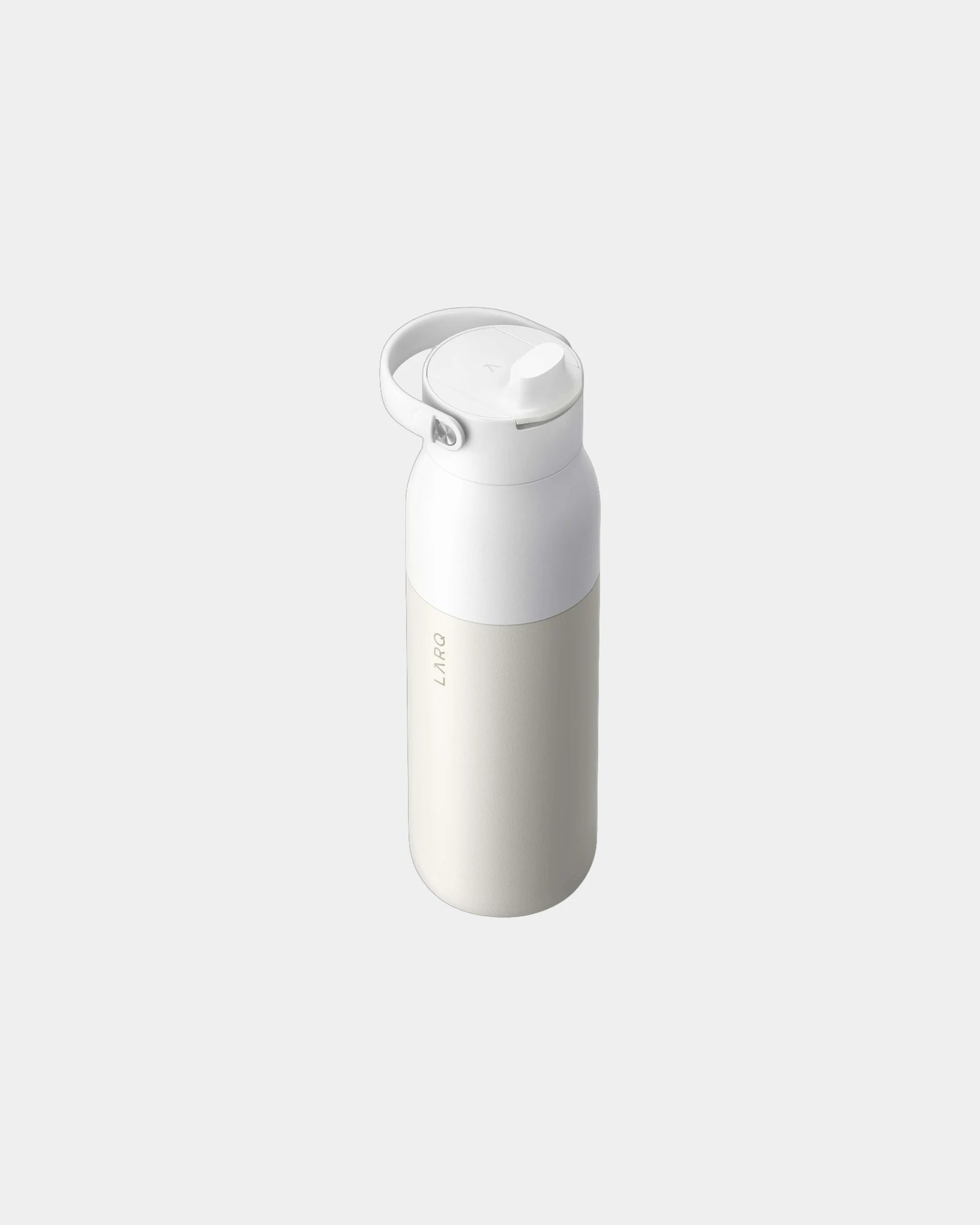 Custom insulated stainless steel water bottle LARQ Swig Top - White