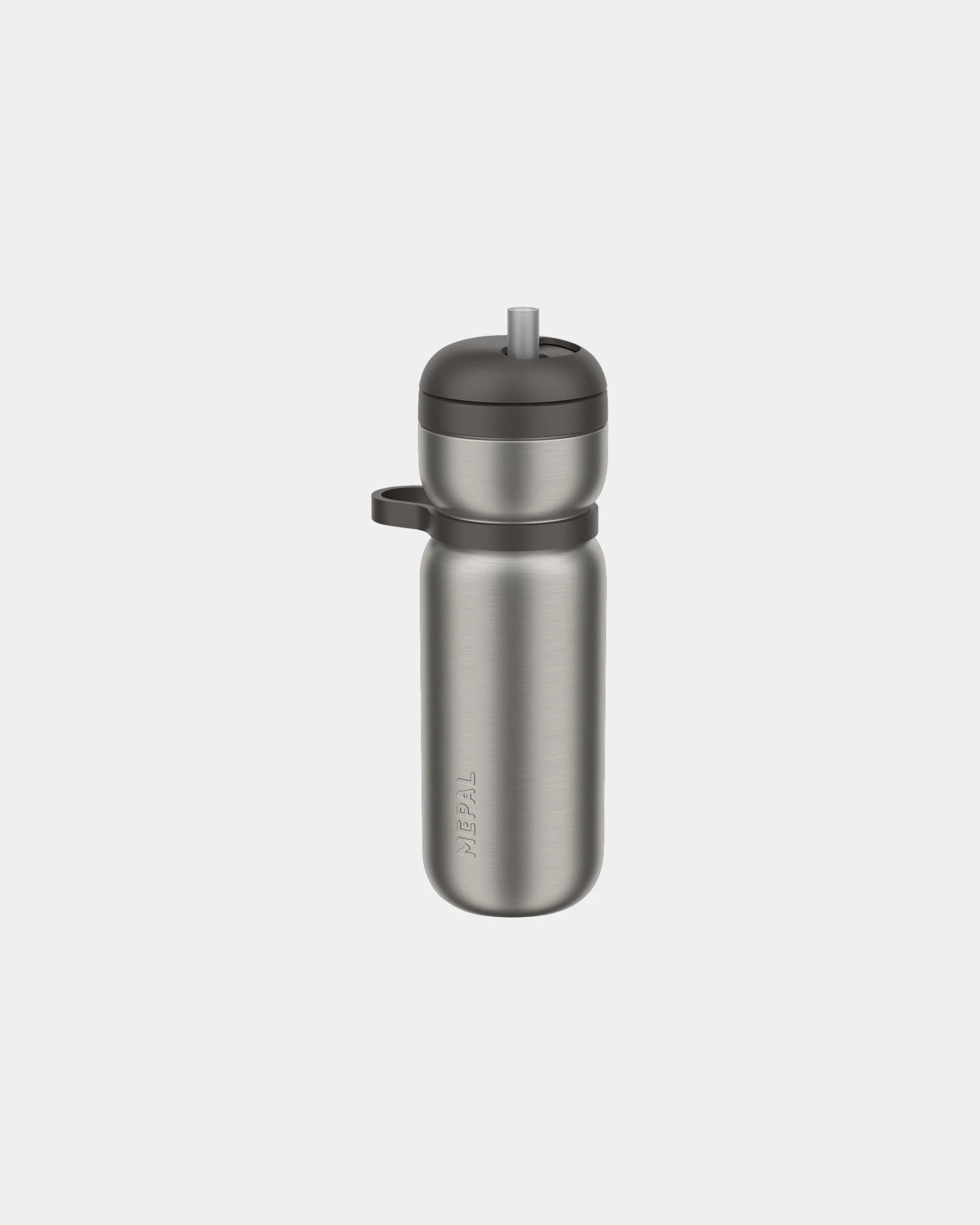 Custom insulated stainless steel sport bottle 600ml - Black