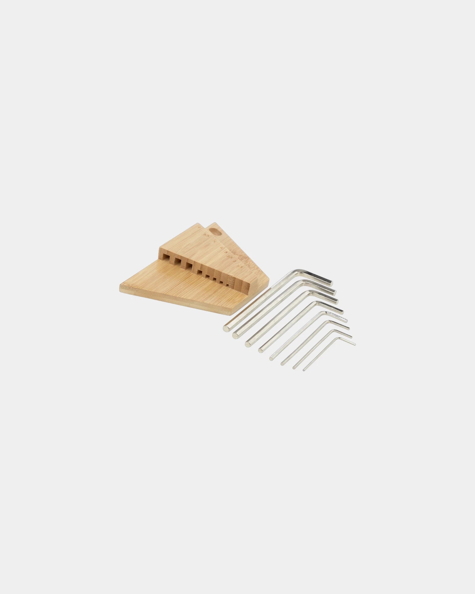 Promotional bamboo tool set with hex key - 2