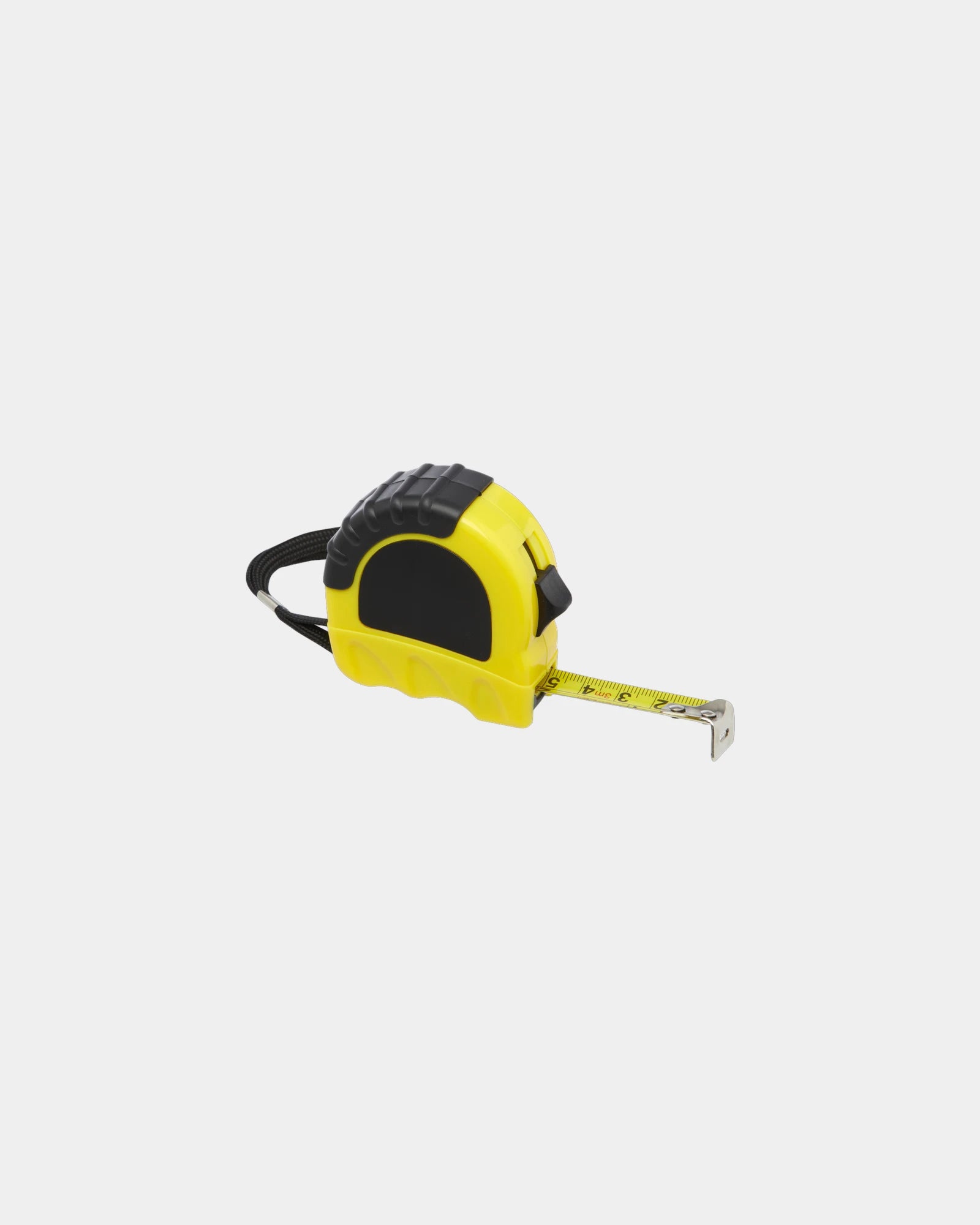 Promotional recycled plastic measuring tape 3m - Yellow