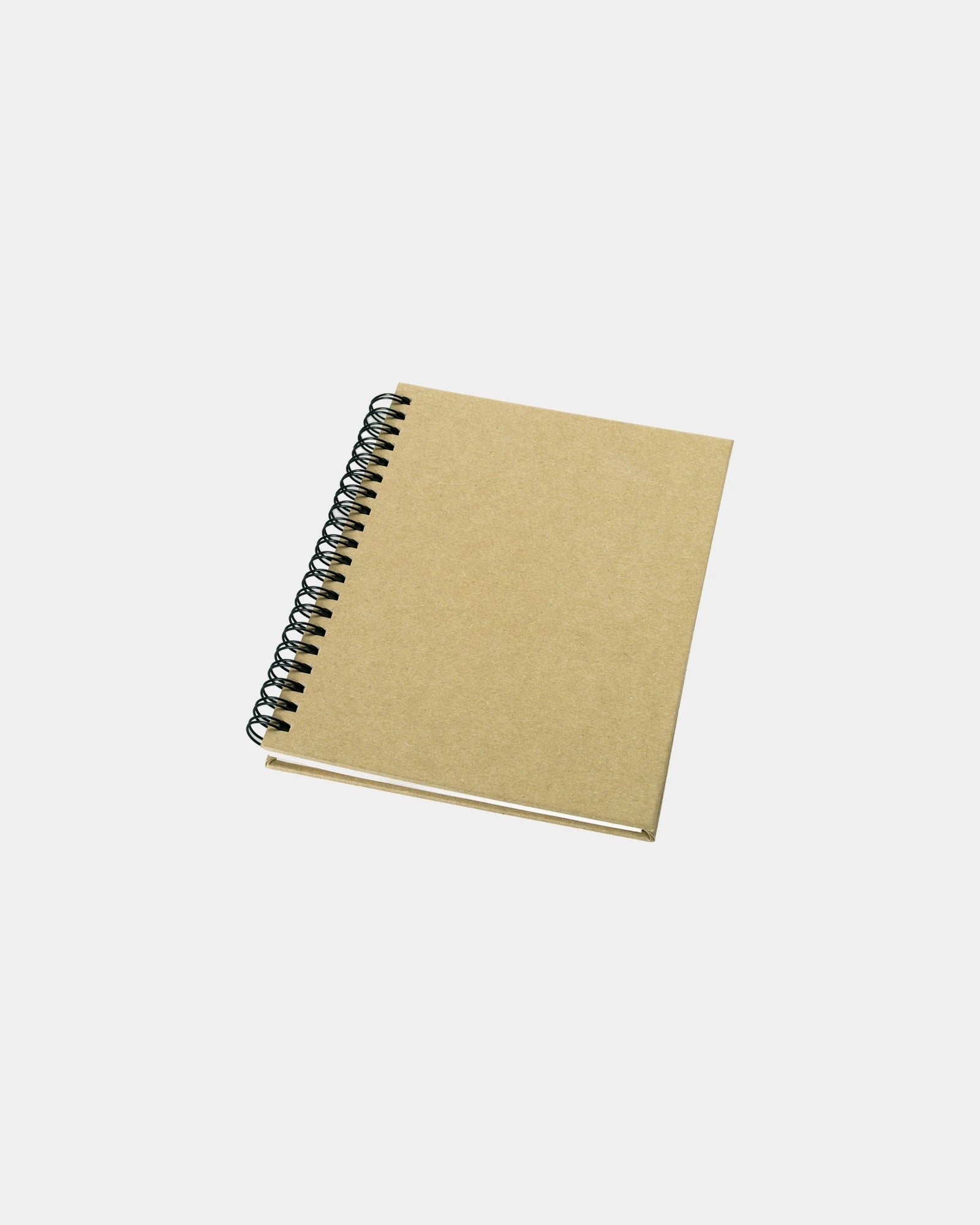 Promotional recycled notebook with hard cover - Natural