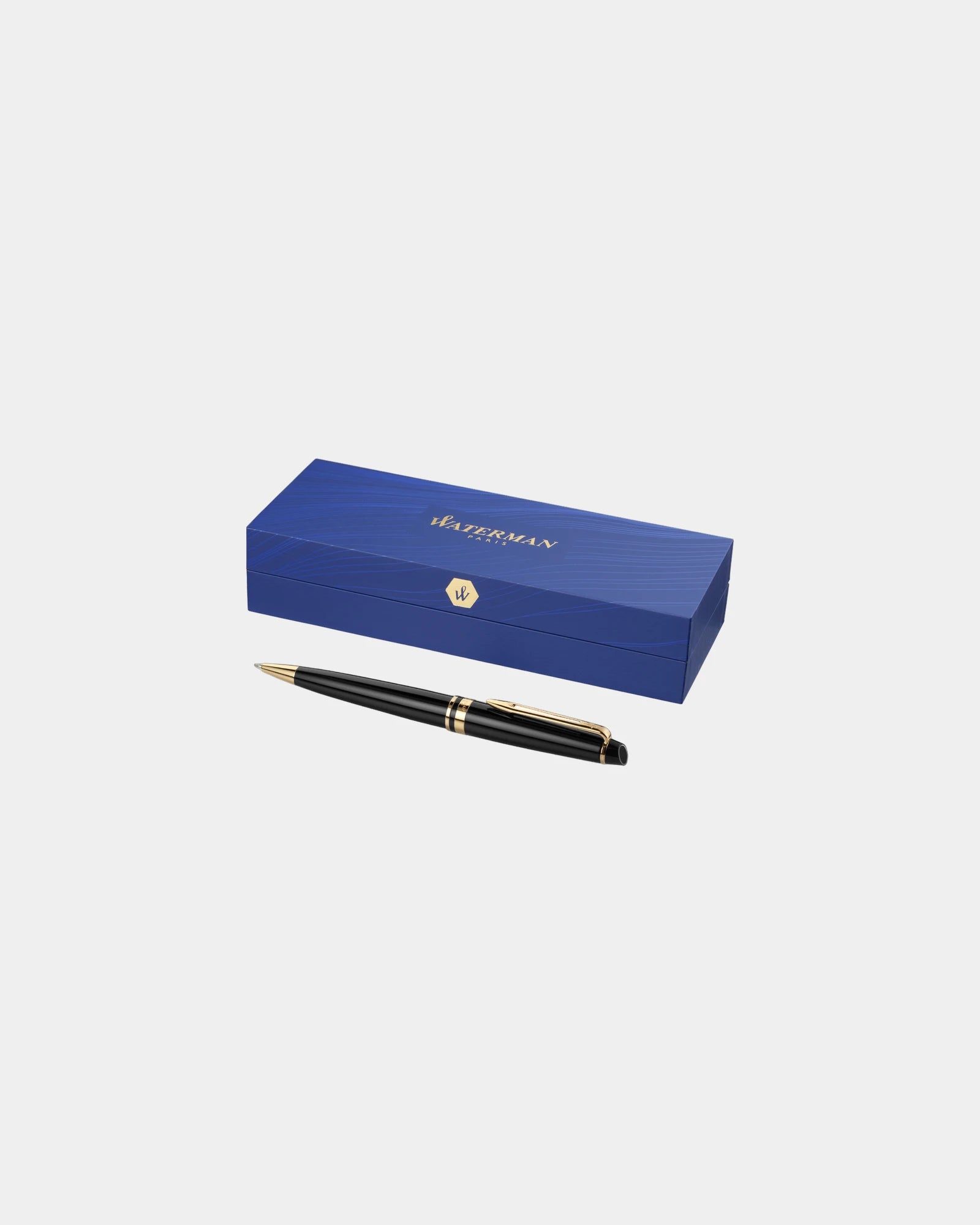 Custom eco-friendly metal ballpoint pen Waterman Expert - Black