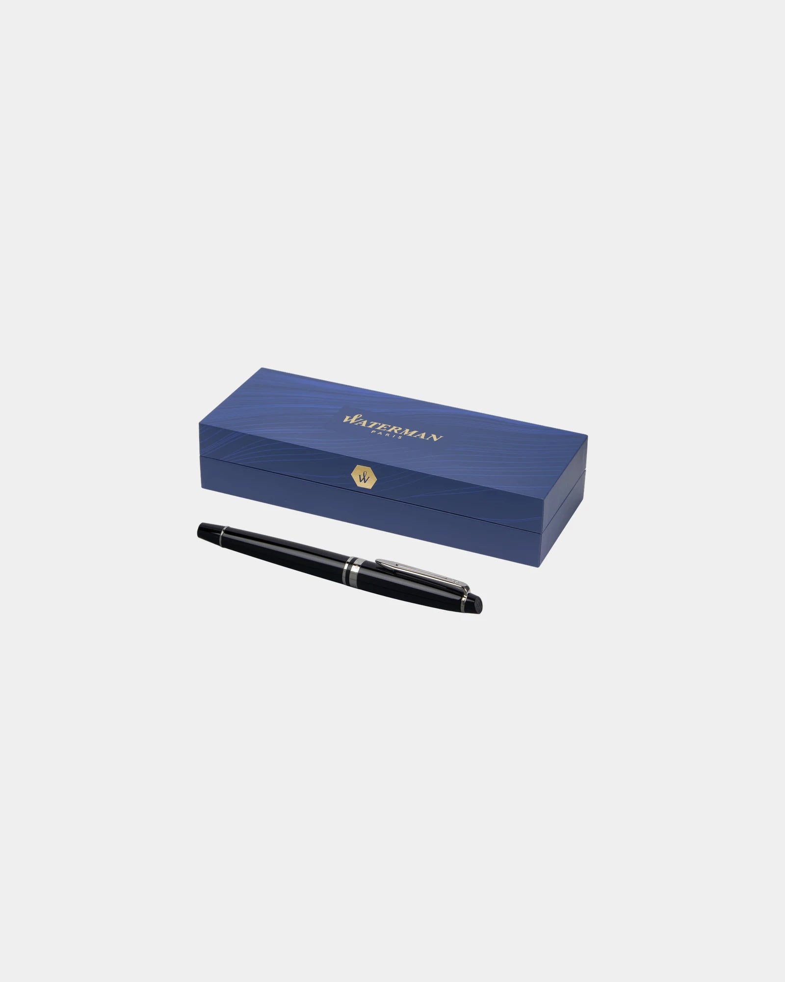 Custom eco-friendly roller pen Waterman Expert - Black
