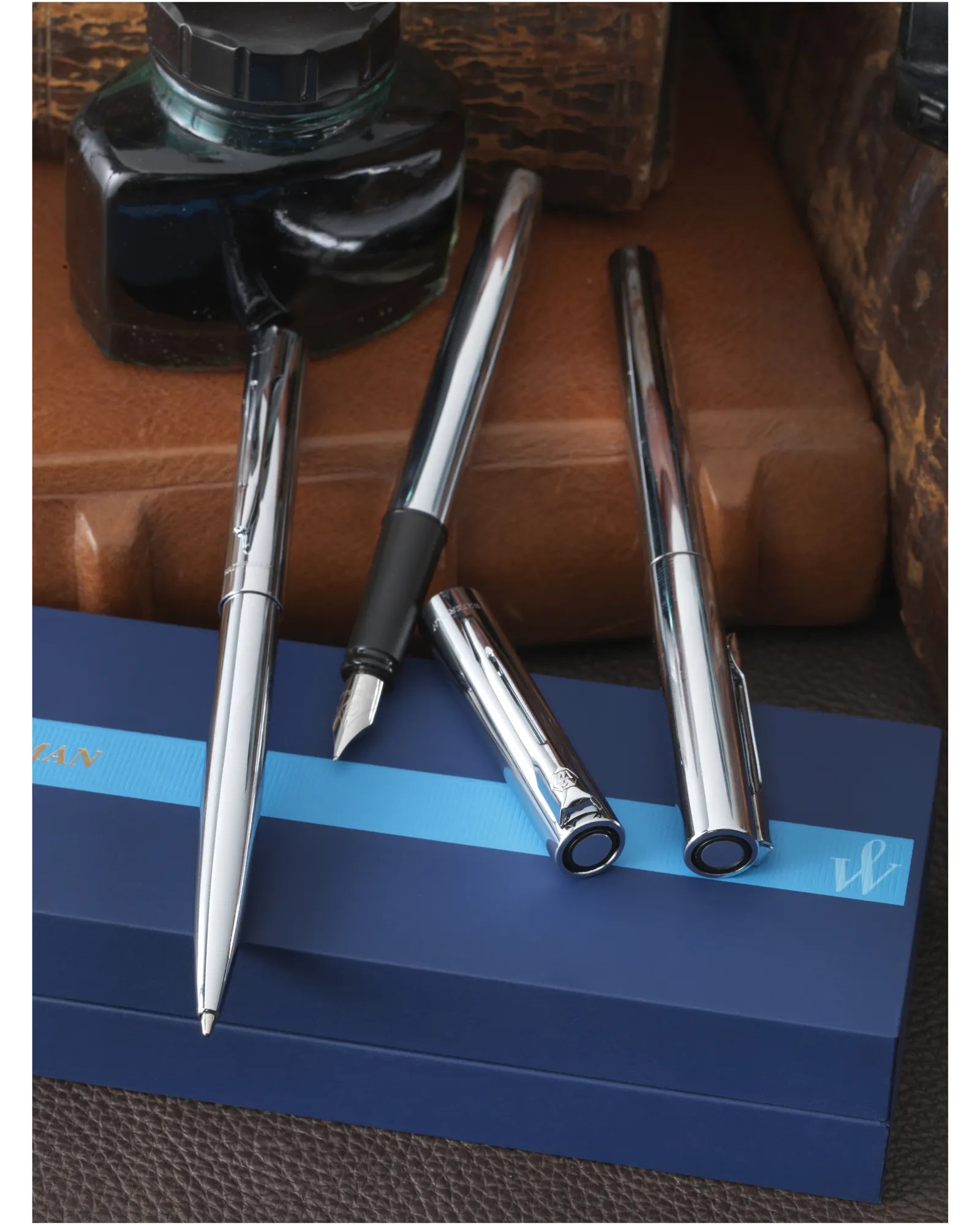 Custom eco-friendly metal fountain pen Waterman Graduate - 4