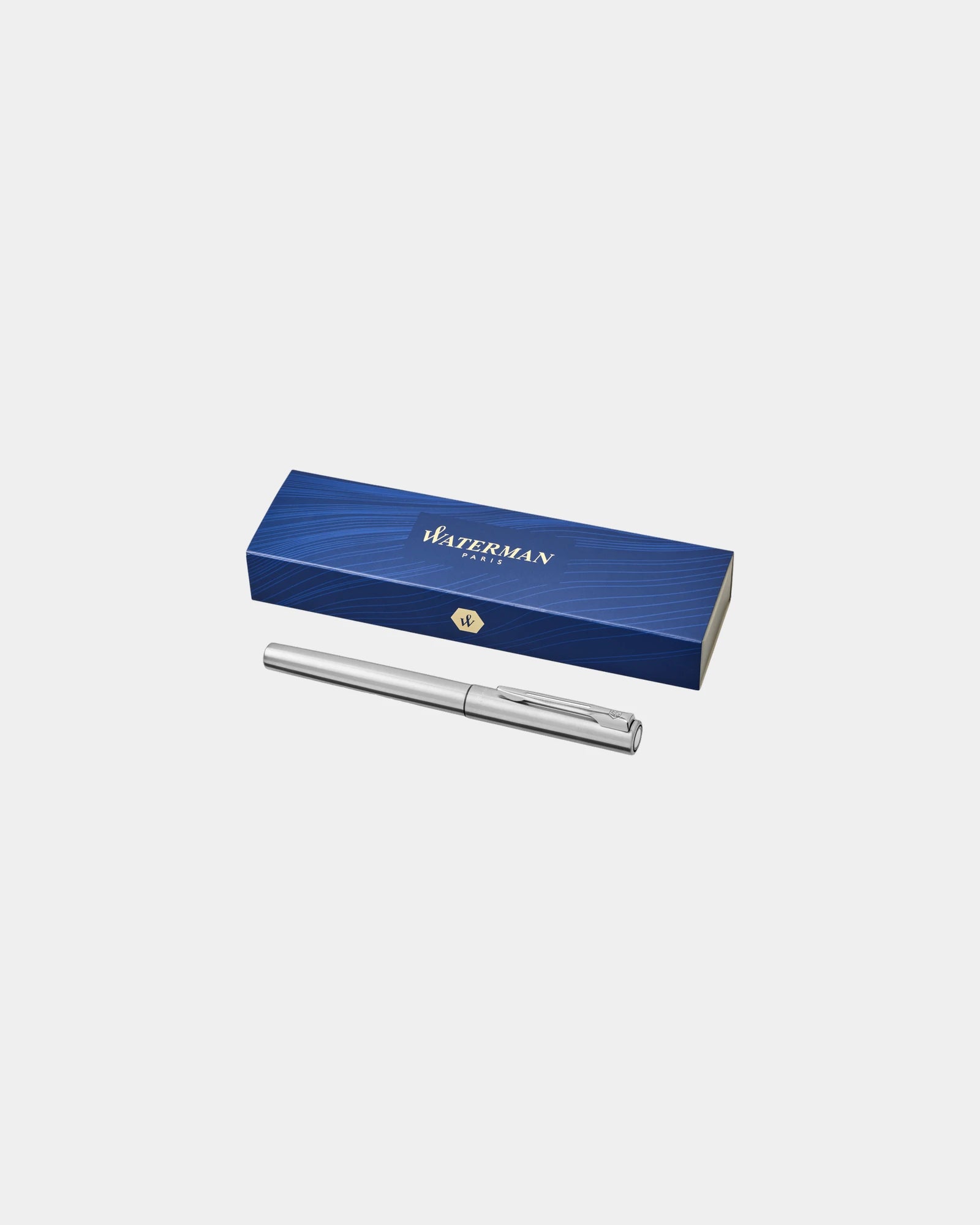 Custom eco-friendly metal fountain pen Waterman Graduate - Chrome