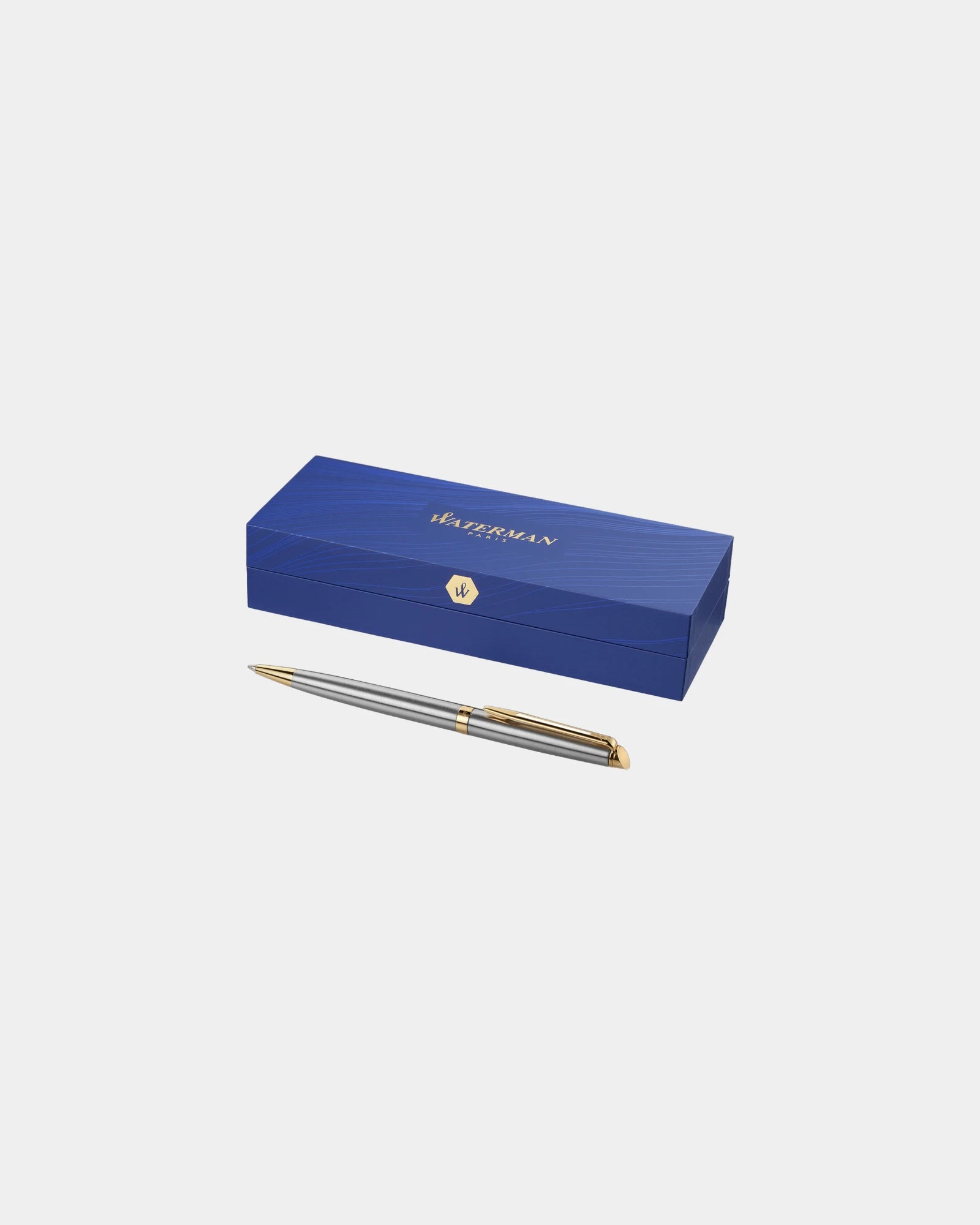 Custom stainless steel roller pen Waterman Hemisphere - Silver