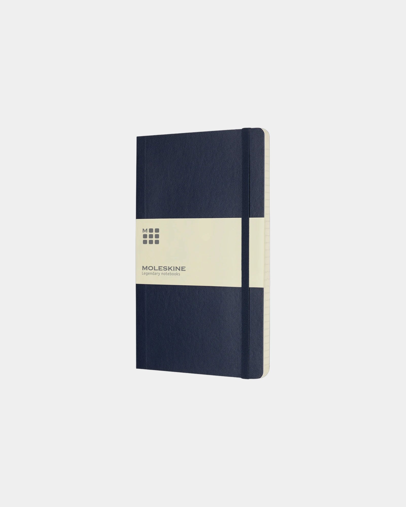 Custom eco-friendly Moleskine Classic L notebook - Sapphire Blue