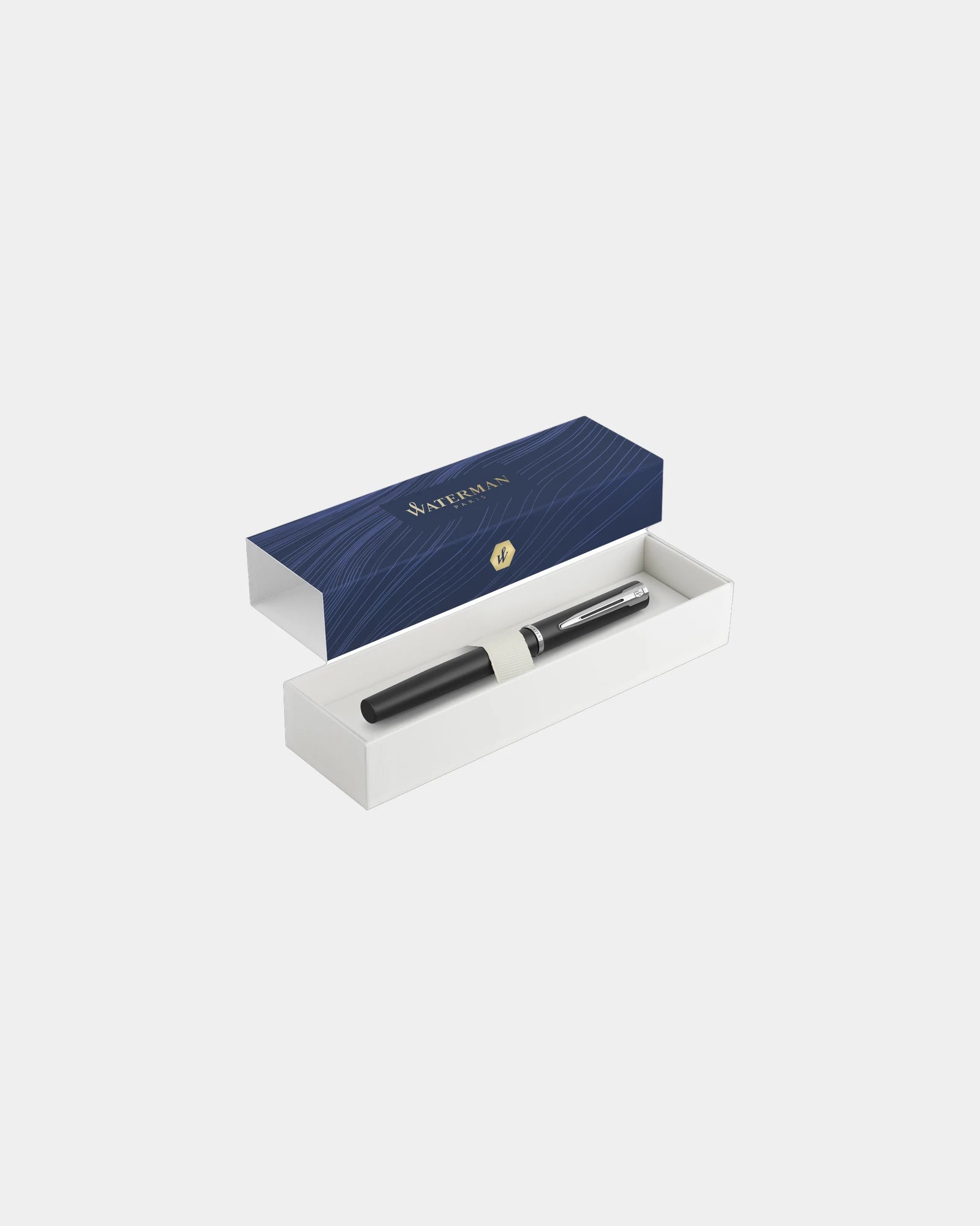 Custom eco-friendly roller pen Waterman Allure - Black