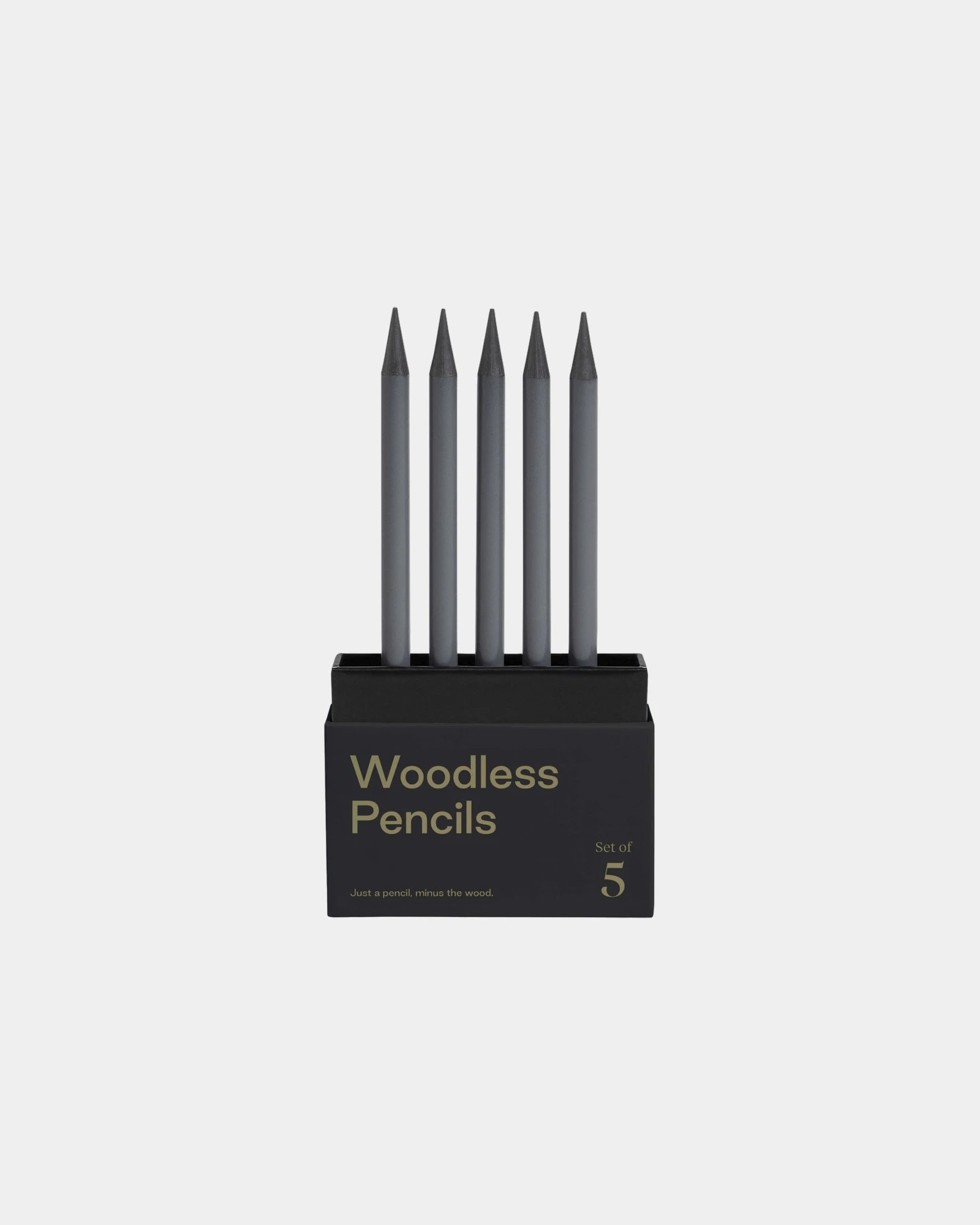 Promotional eco-friendly graphite pencil set 5 pieces - 2