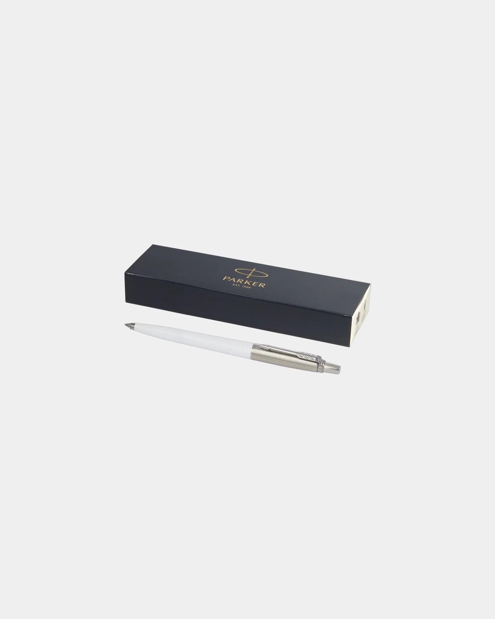 Custom recycled Parker Jotter ballpoint pen - White