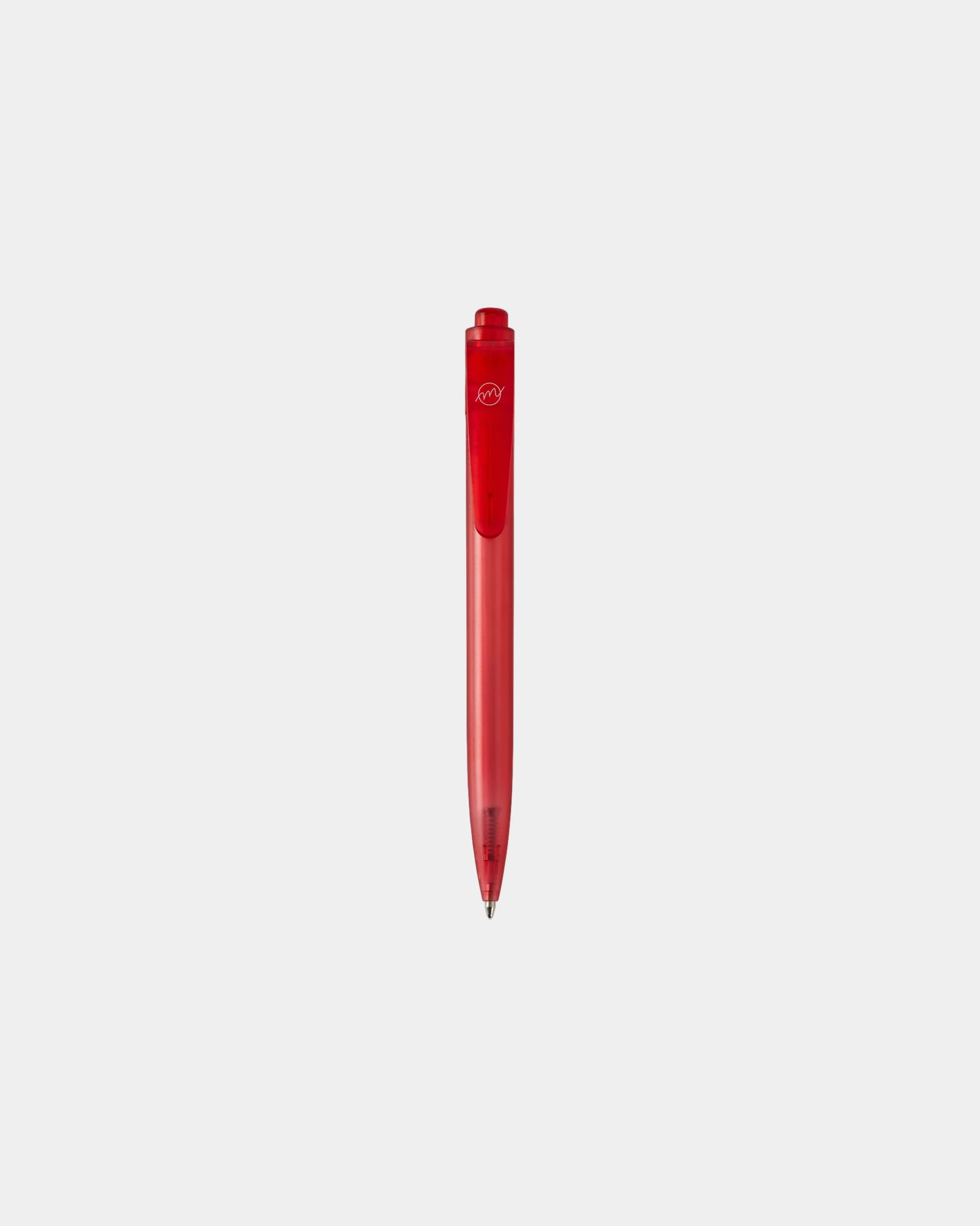 Promotional recycled ocean plastic ballpoint pen - Red