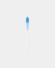 Promotional recycled ocean plastic ballpoint pen - Translucent Blue