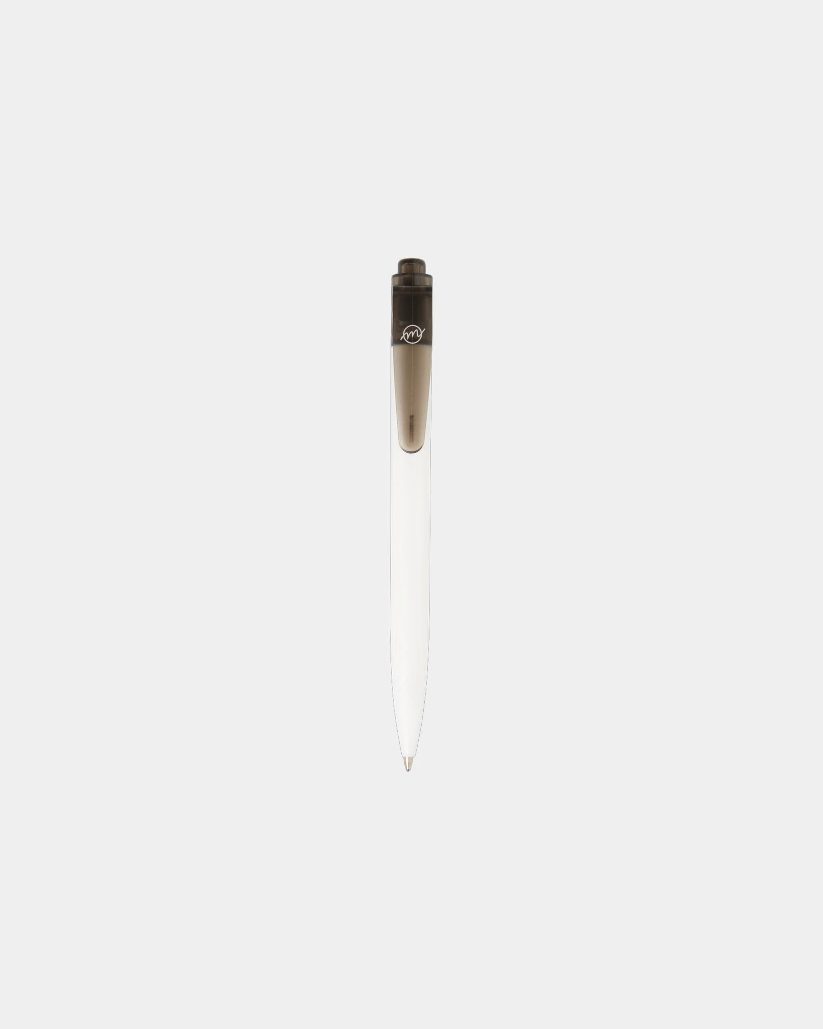 Promotional recycled ocean plastic ballpoint pen - Translucent Black