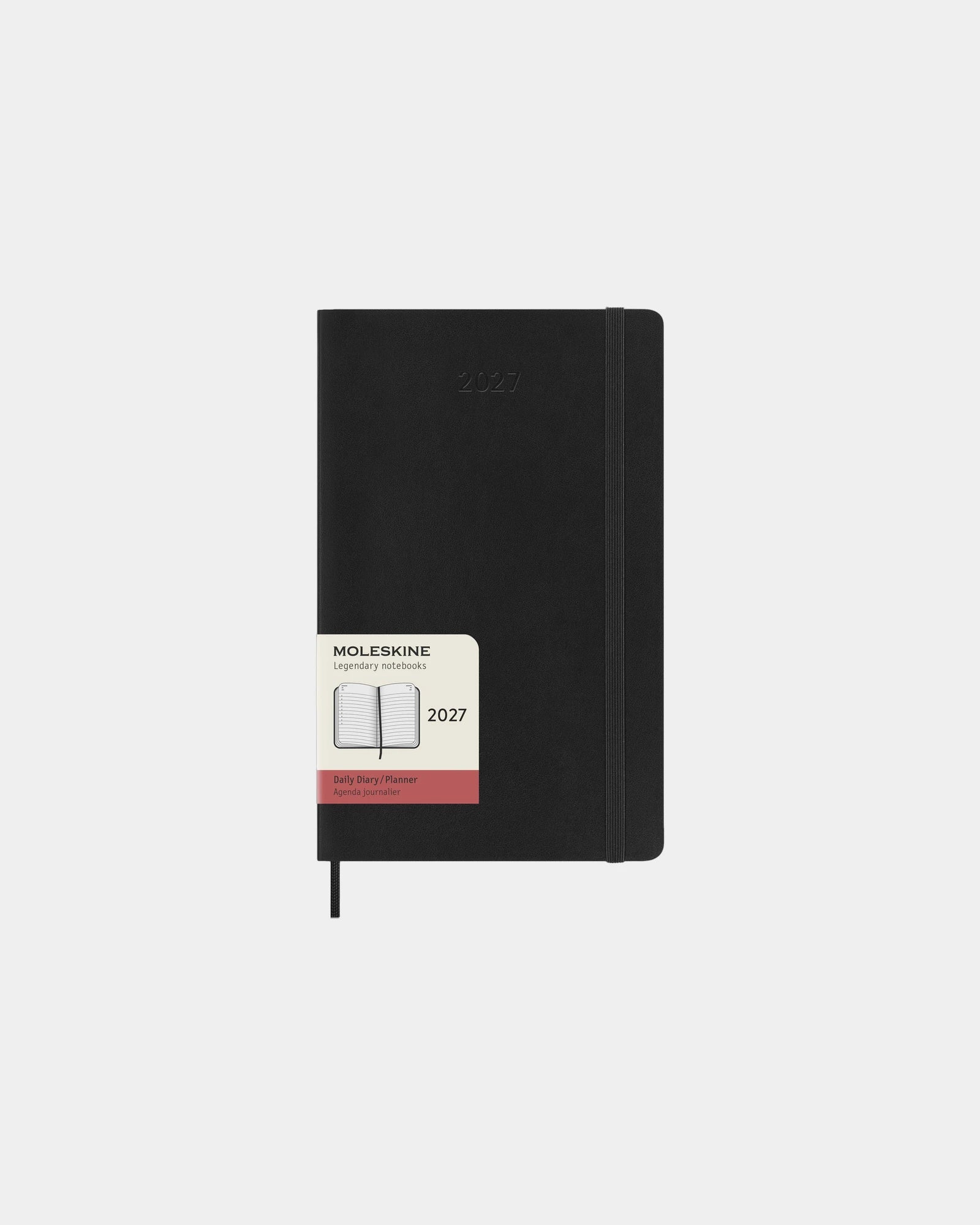 Custom eco-friendly Moleskine daily planner - Black