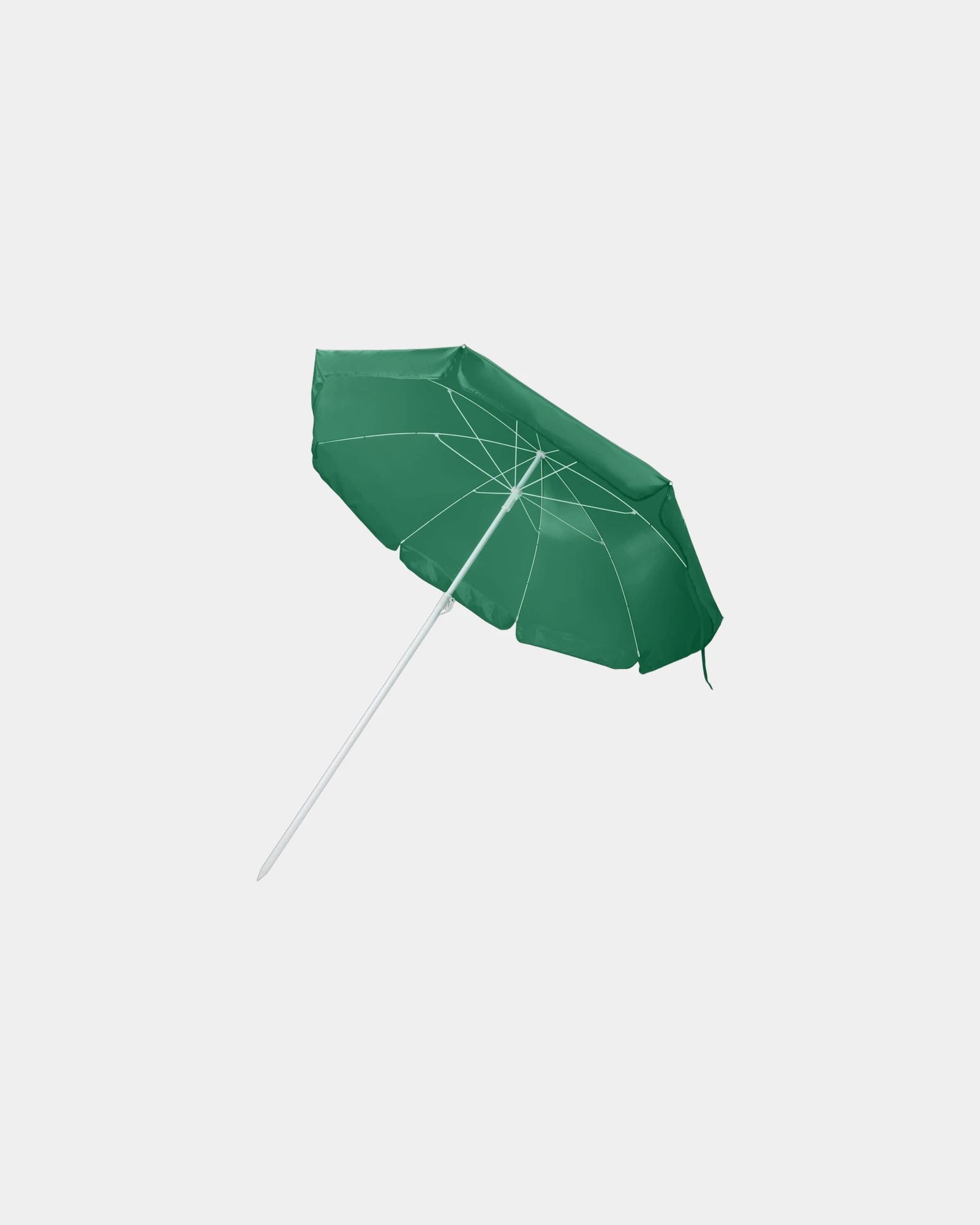 Custom polyester beach parasol 162 cm Zenith - Green