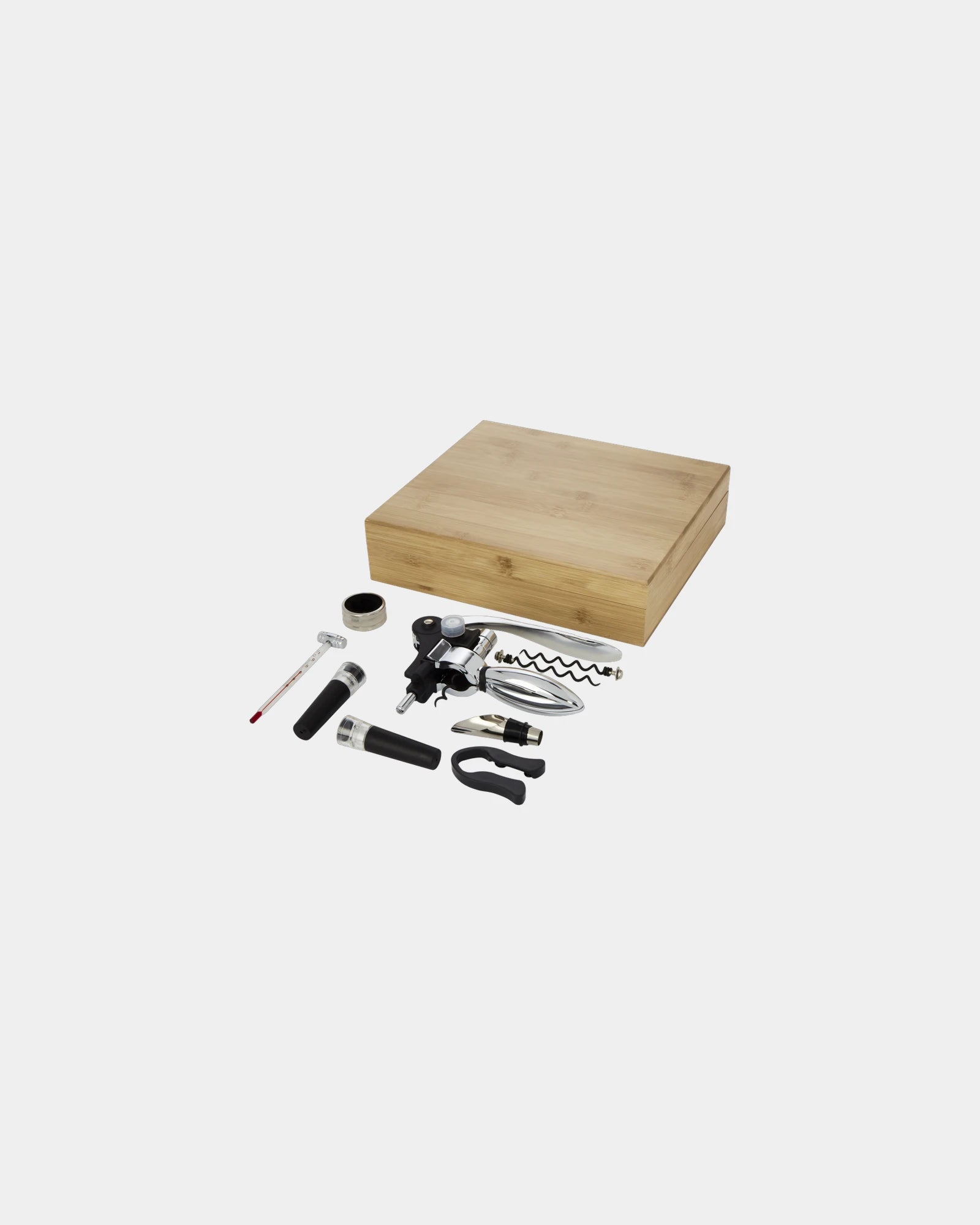 Promotional eco-friendly wine accessory set - Natural