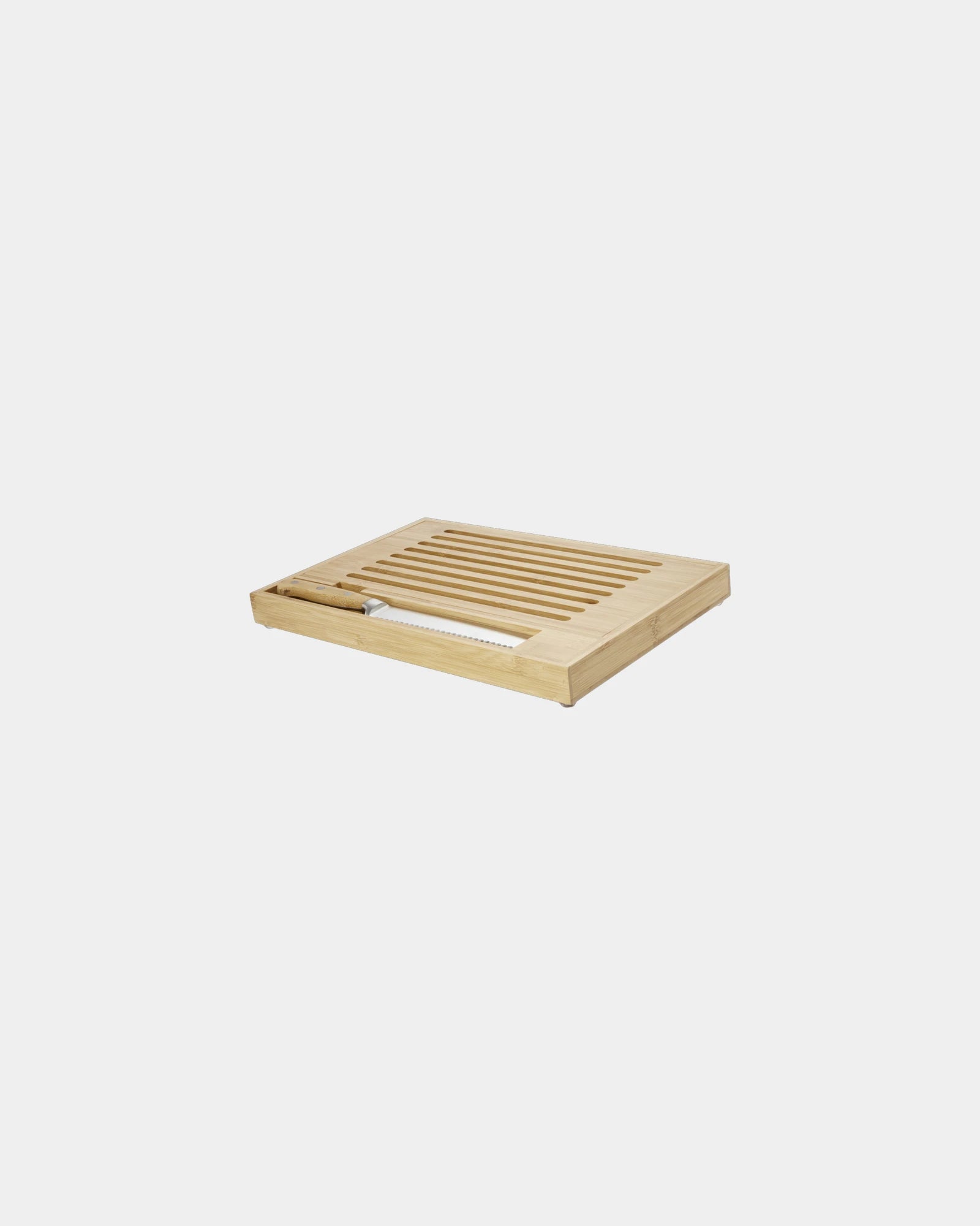 Promotional eco-friendly bamboo cutting board with knife - 2