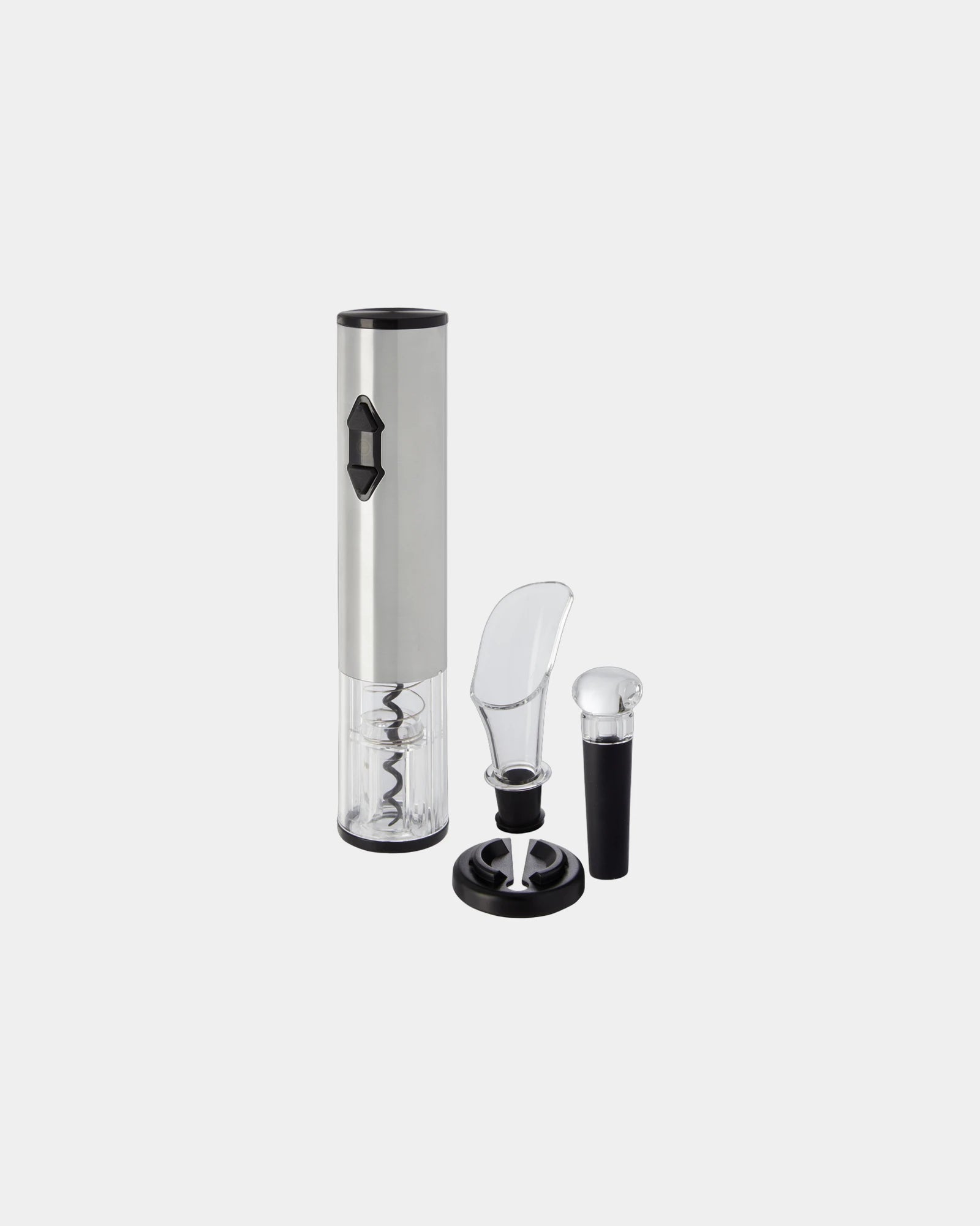 Promotional electric wine opener with accessories - Silver