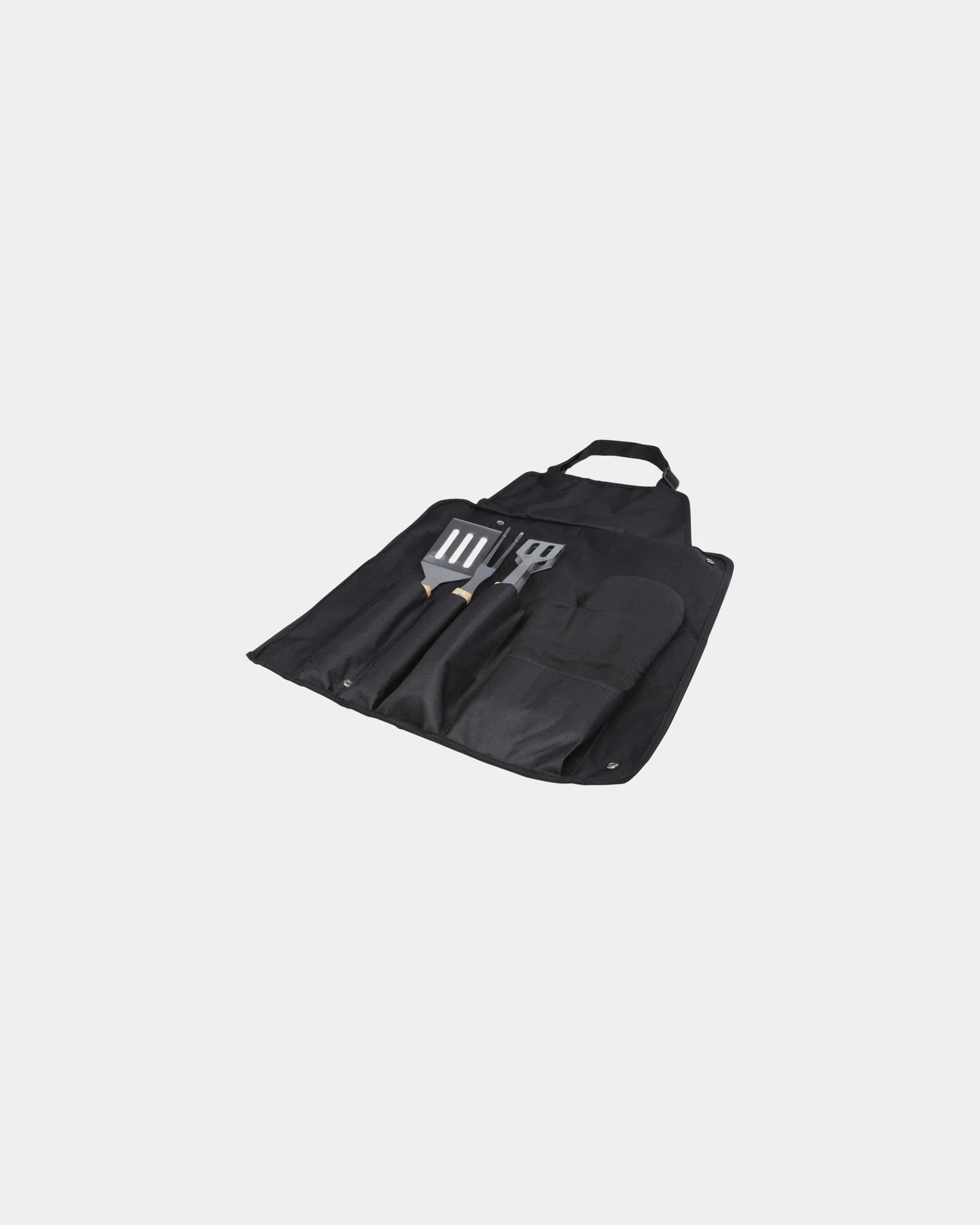 Promotional eco-friendly barbecue set 5 pieces - Black