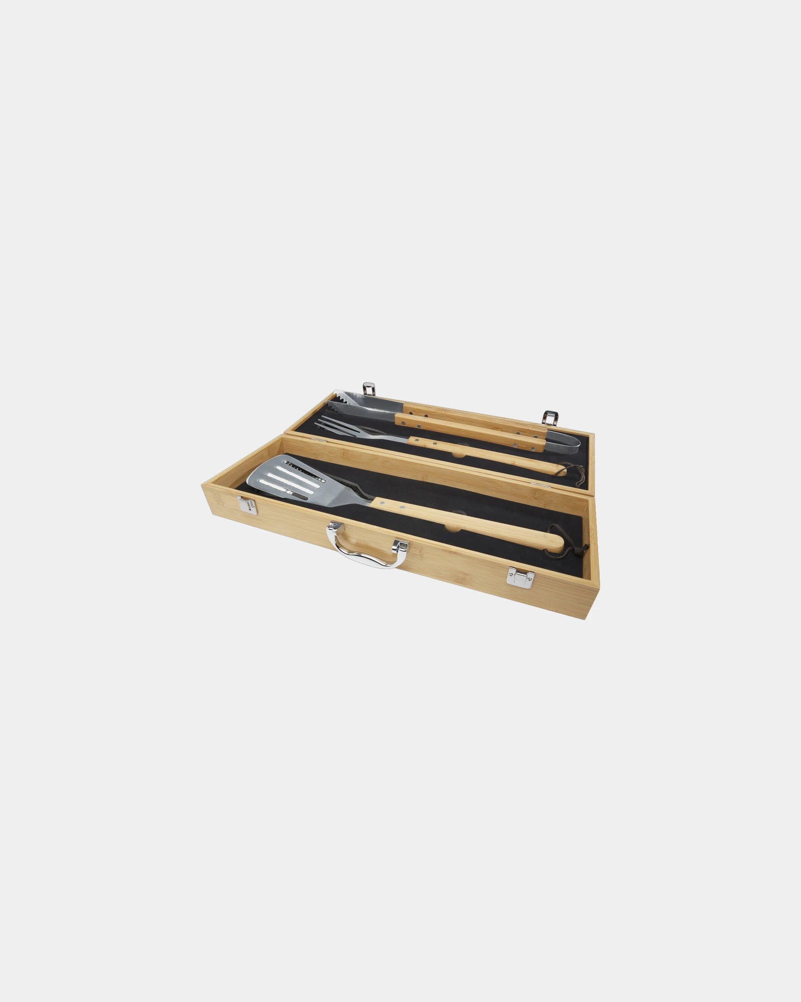 Promotional bamboo barbecue set 3 pieces - 2