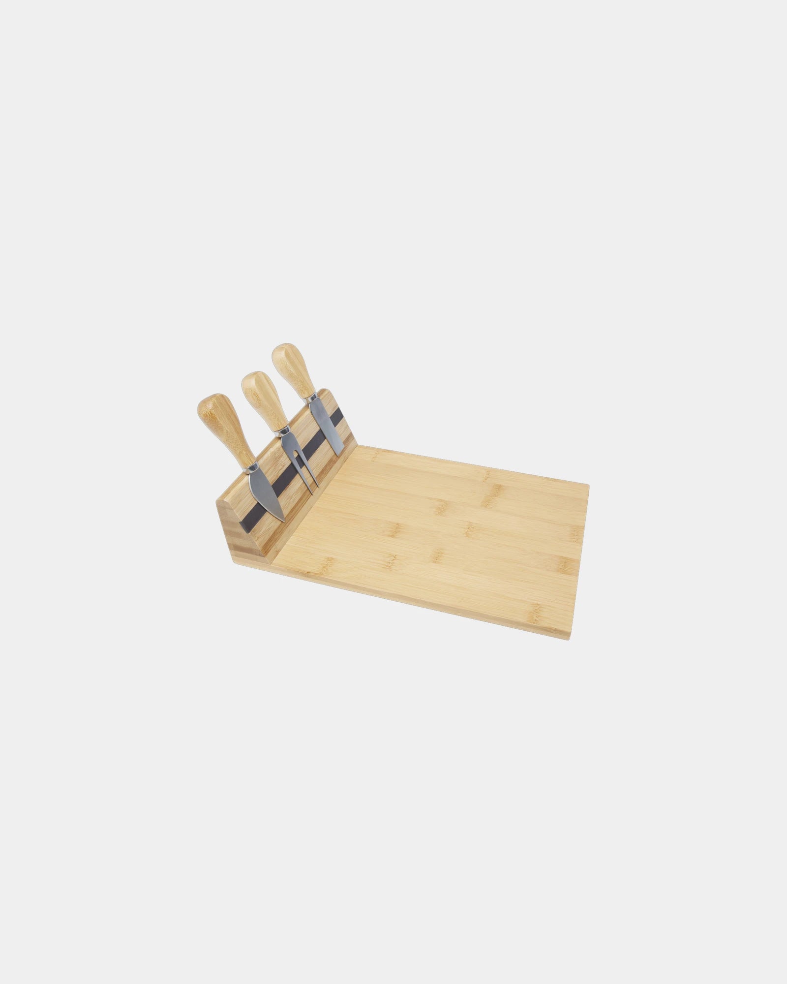 Promotional bamboo cheese board set with magnetic - Natural