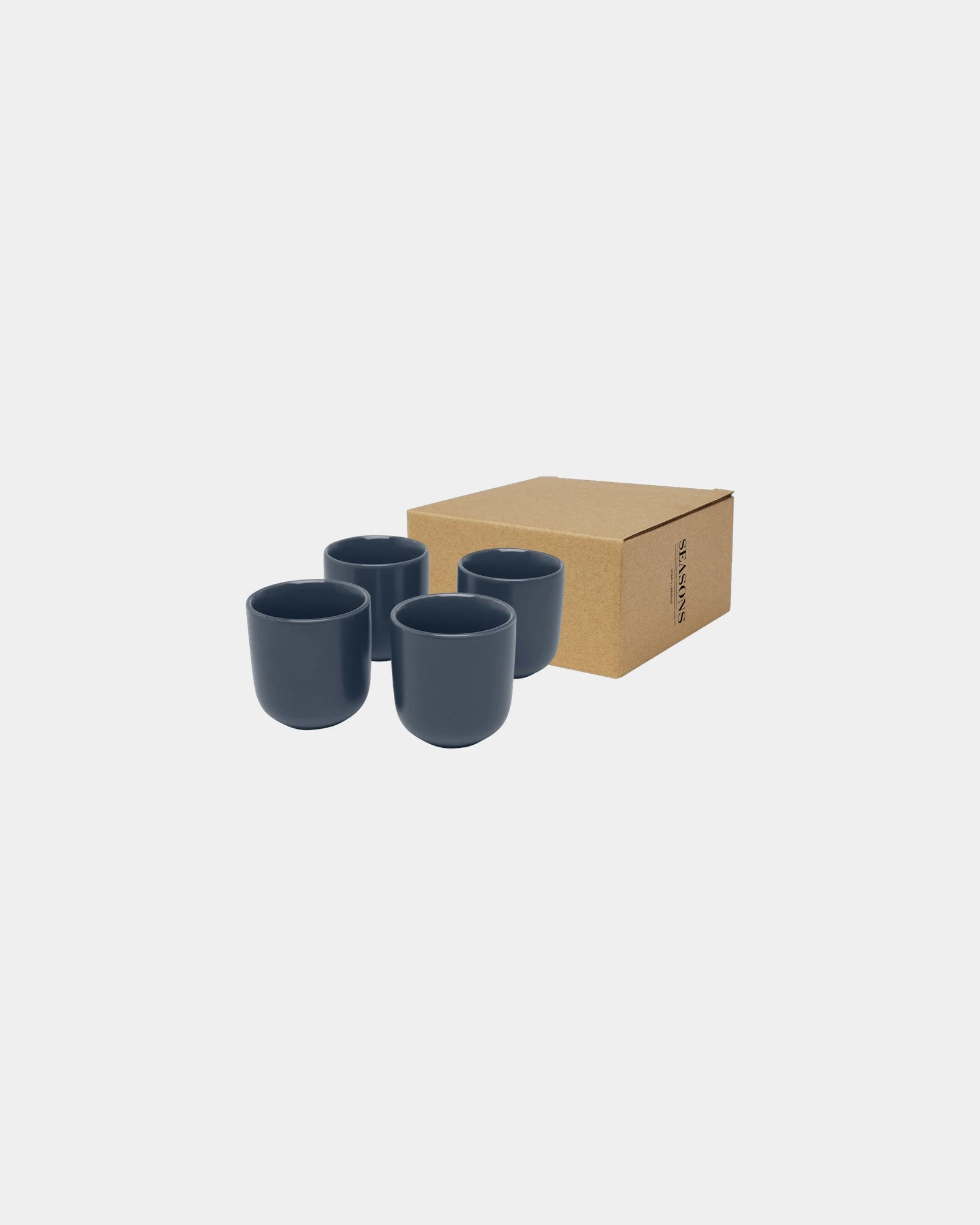 Promotional eco-friendly ceramic espresso mug set - Bleu Hale