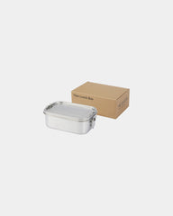 Custom recycled stainless steel lunch box 750ml - Silver