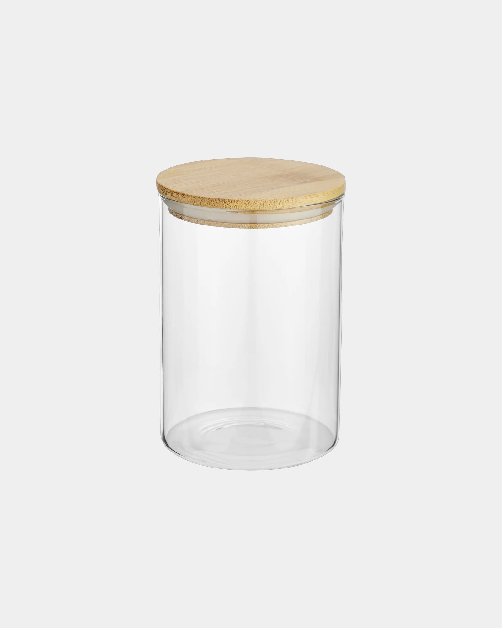 Promotional glass food container 550ml - Natural