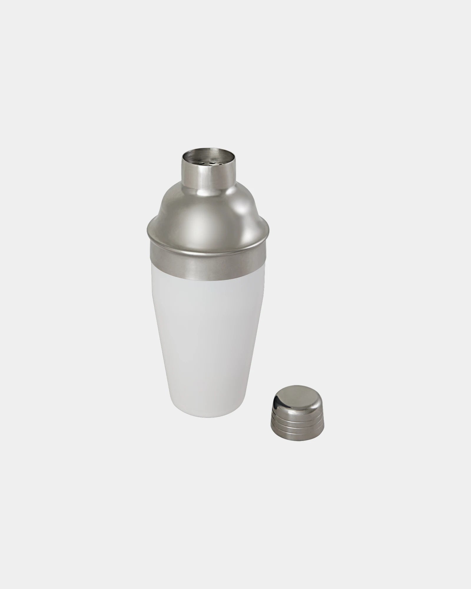 Promotional recycled stainless steel cocktail shaker - White