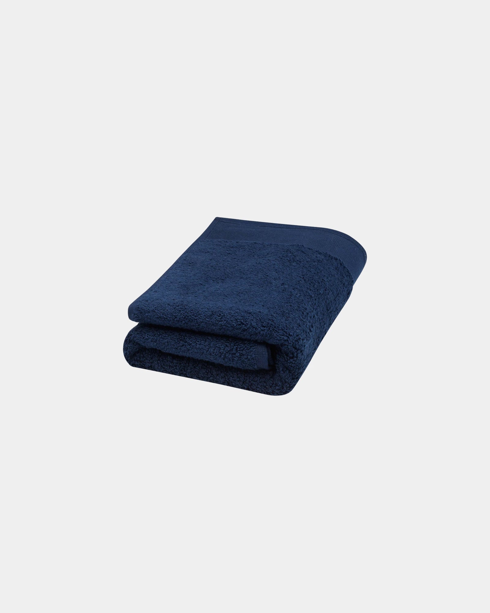 Promotional eco-friendly cotton towel 50x100 cm - Navy
