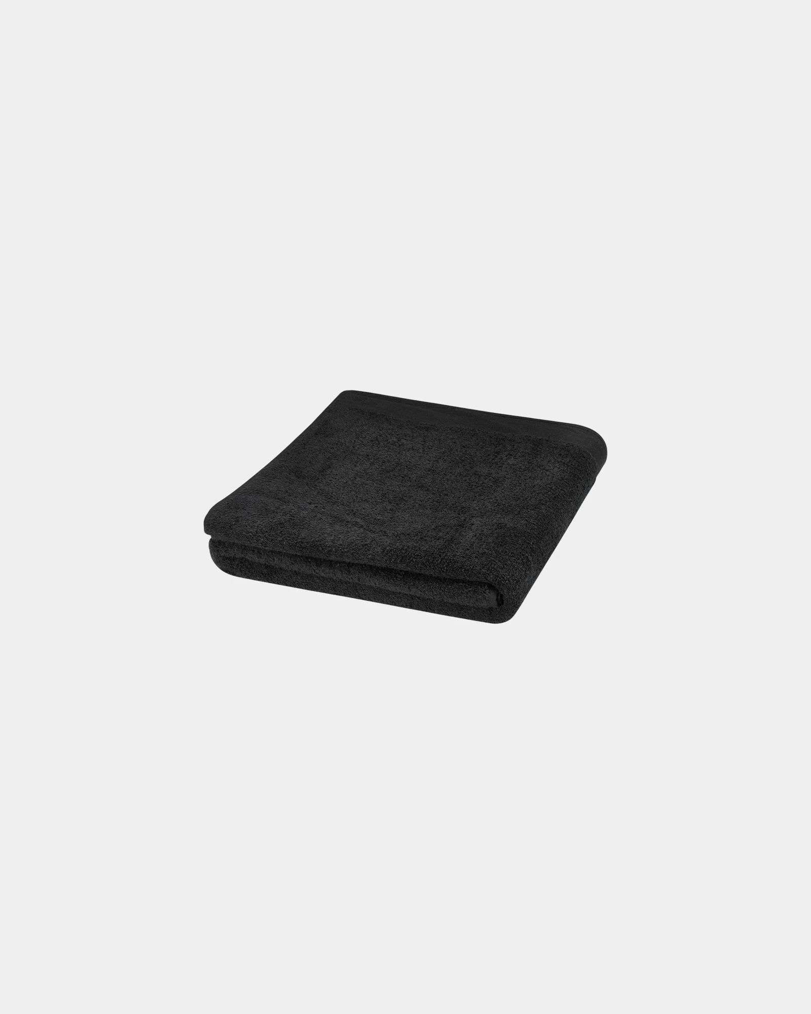 Promotional eco-friendly cotton towel 100x180 cm - Black