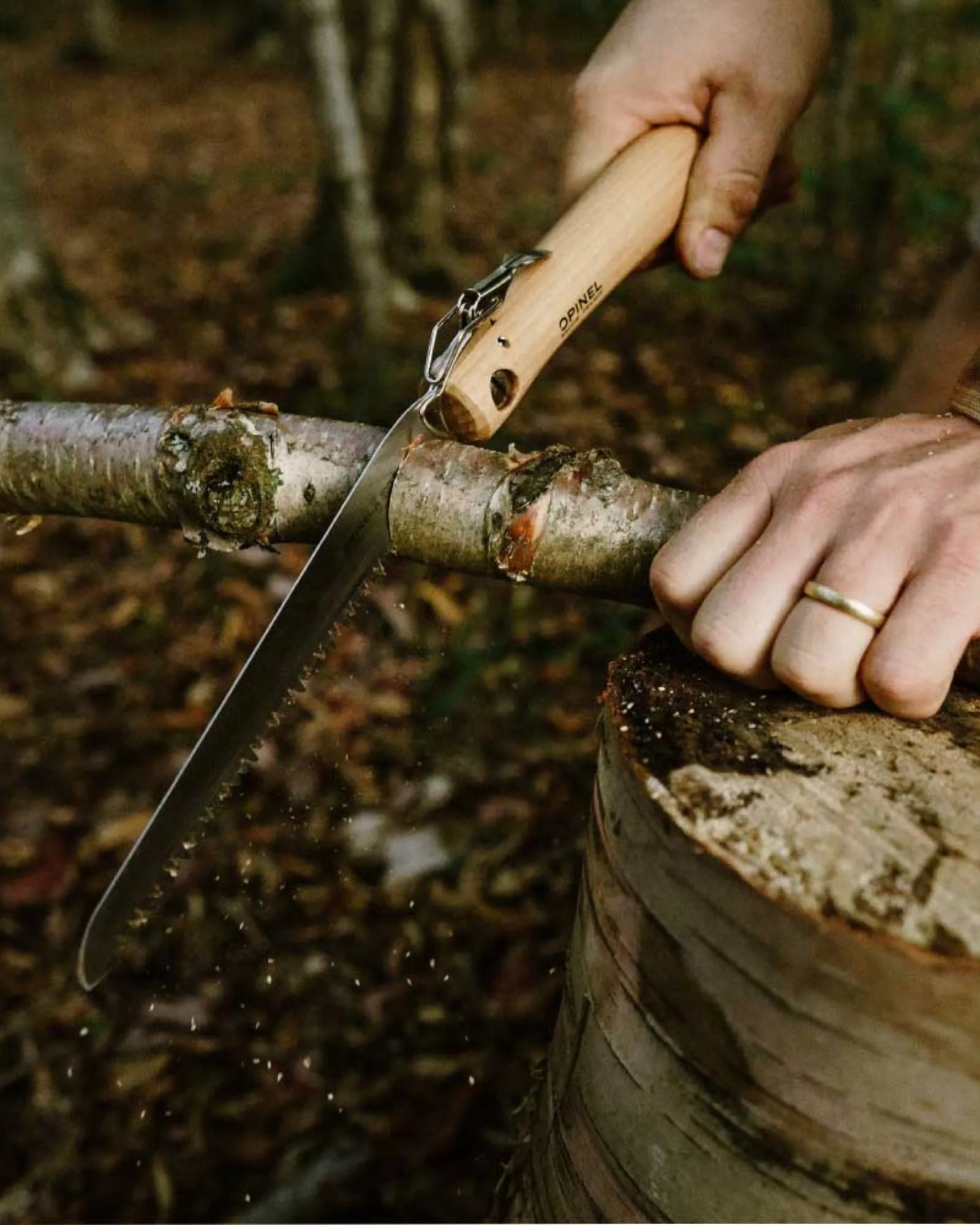 Custom carbon steel garden saw Opinel N°18 - 3