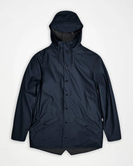 Custom waterproof jacket Rains W3 - Navy