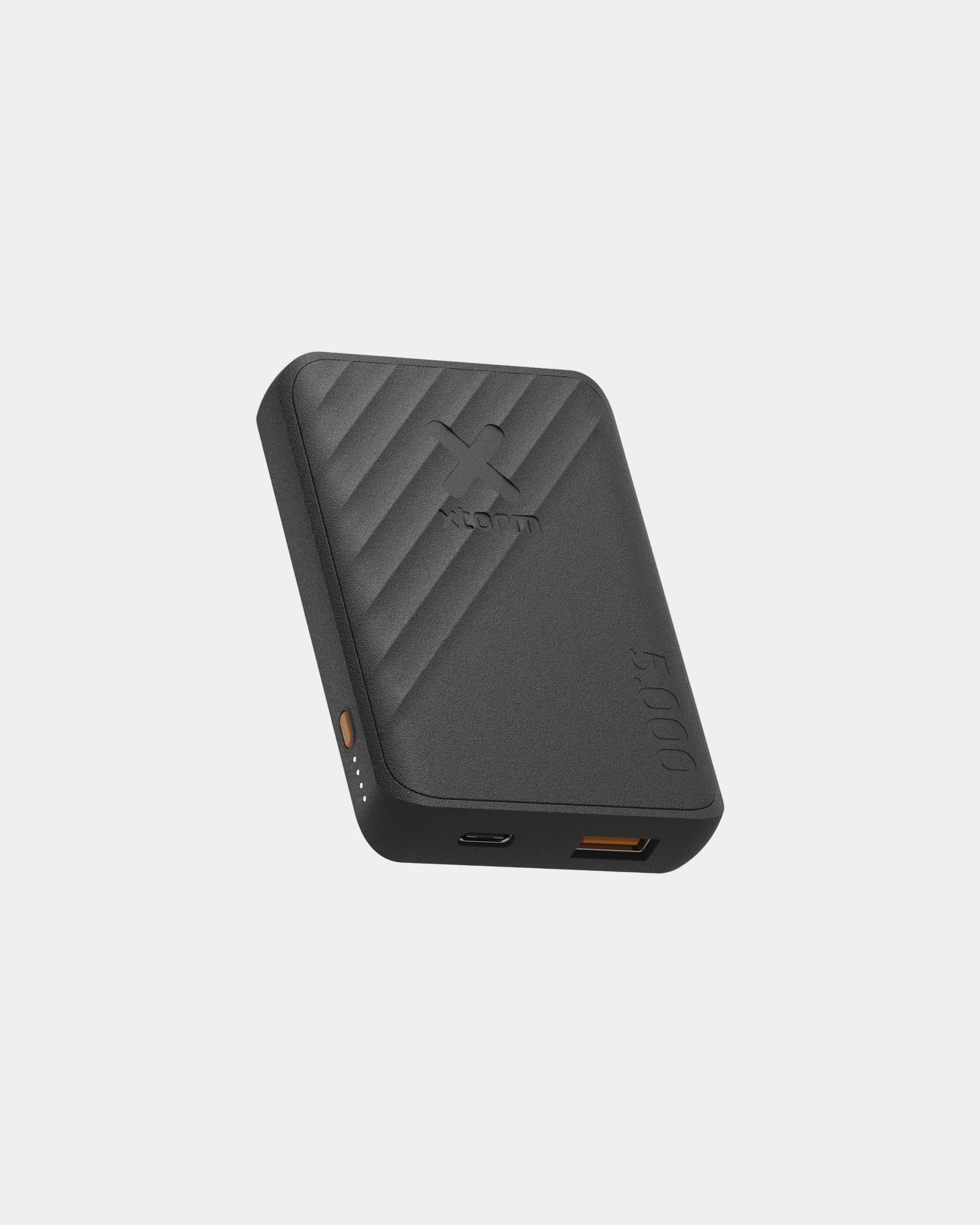 Promotional recycled 5000mAh power bank - Black