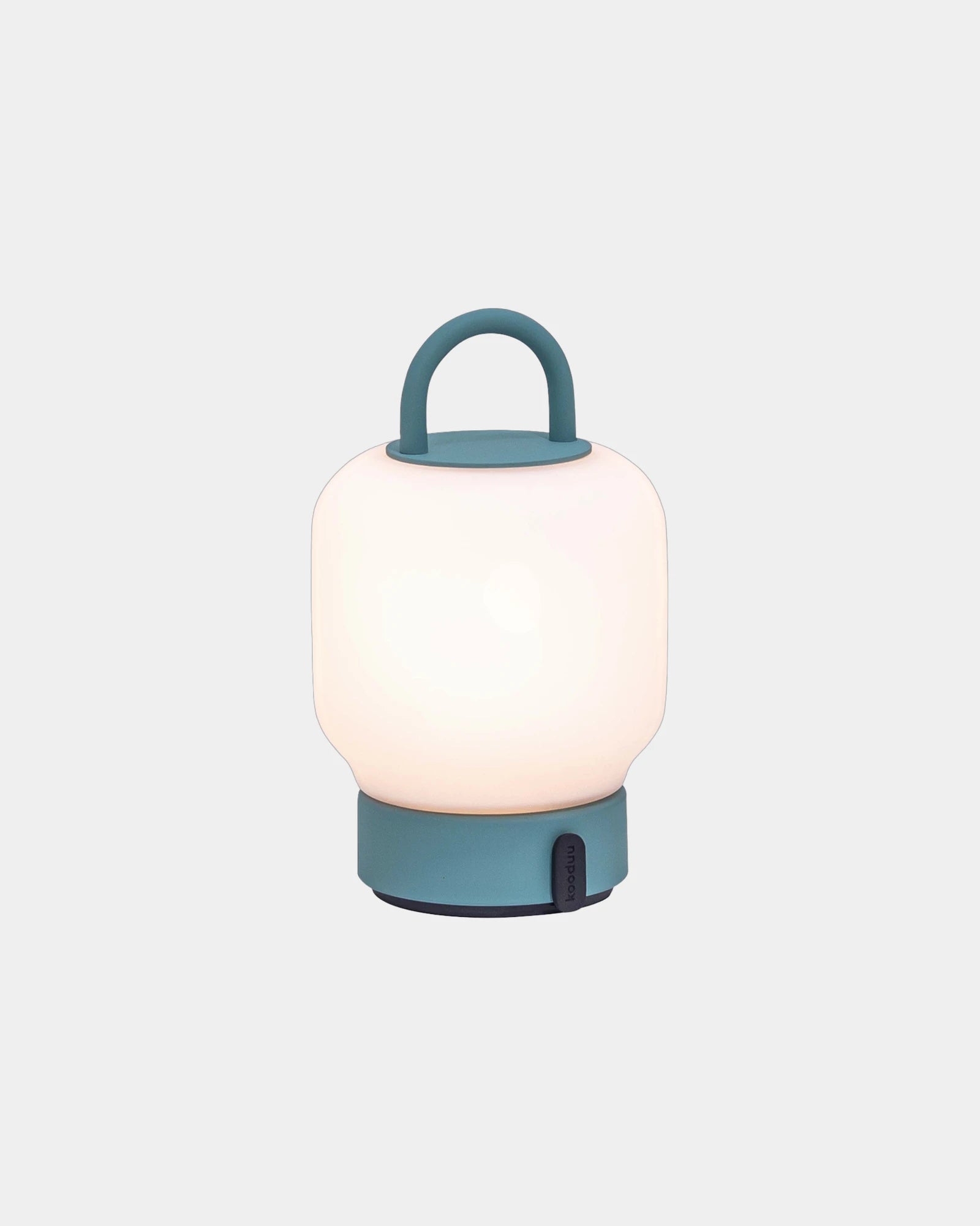 Promotional eco-friendly portable lamp Kooduu Loome - Turquoise