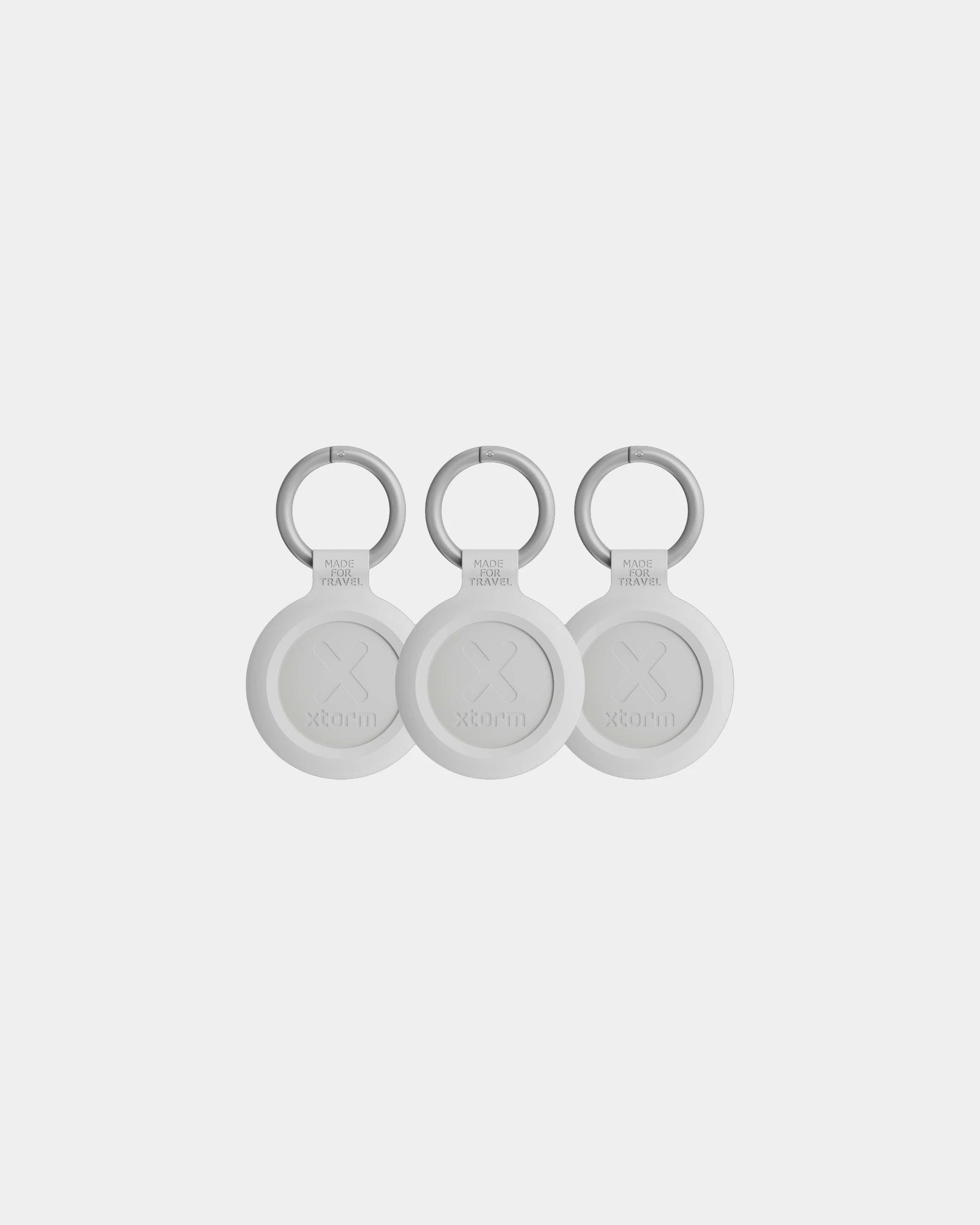 Promotional waterproof travel tag Xtorm XTAG2GA - Ash White Melange