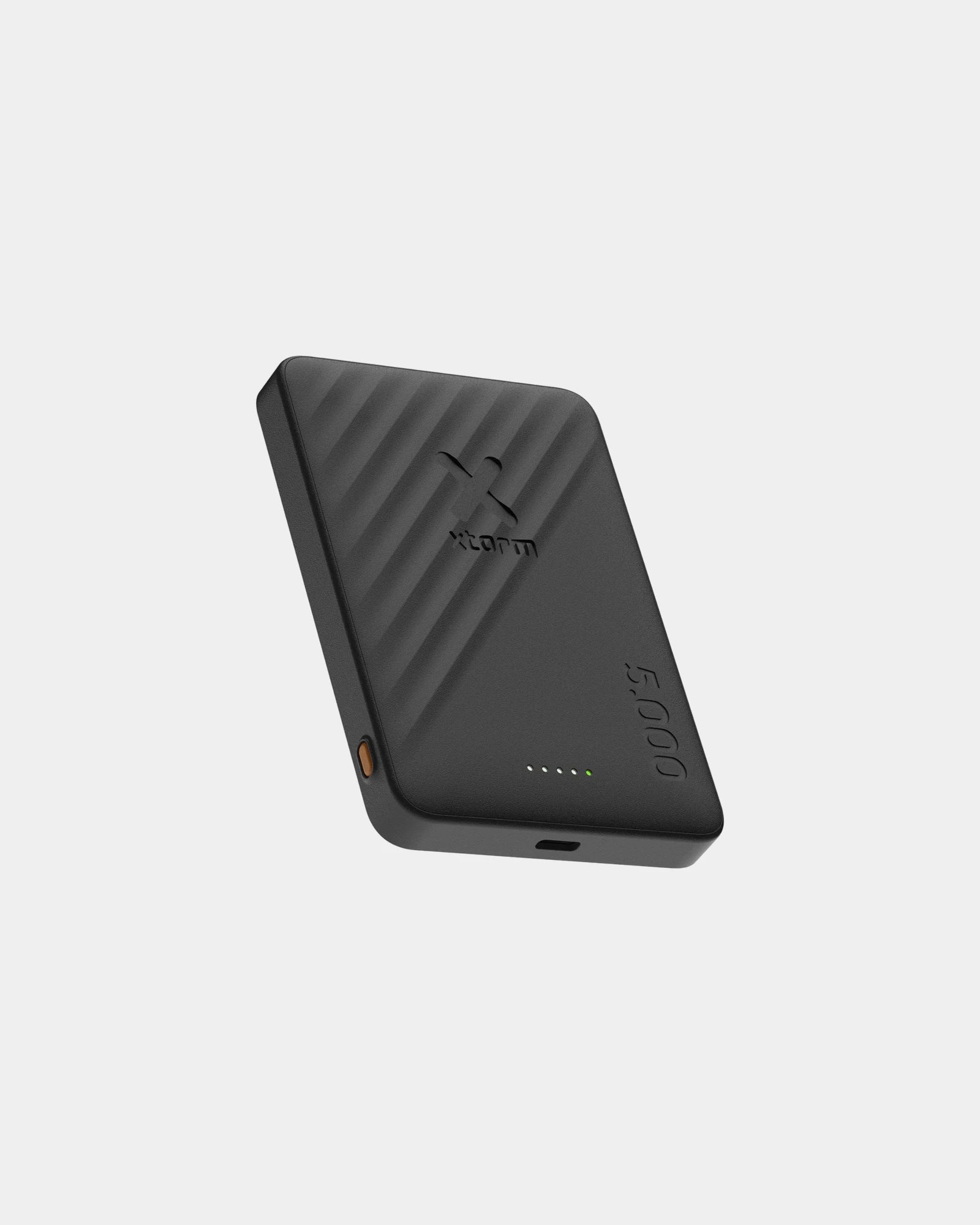 Custom magnetic 5000mAh power bank - Black