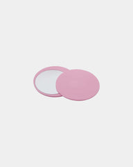 Custom recycled ABS sliding makeup mirror Glider - Light Pink