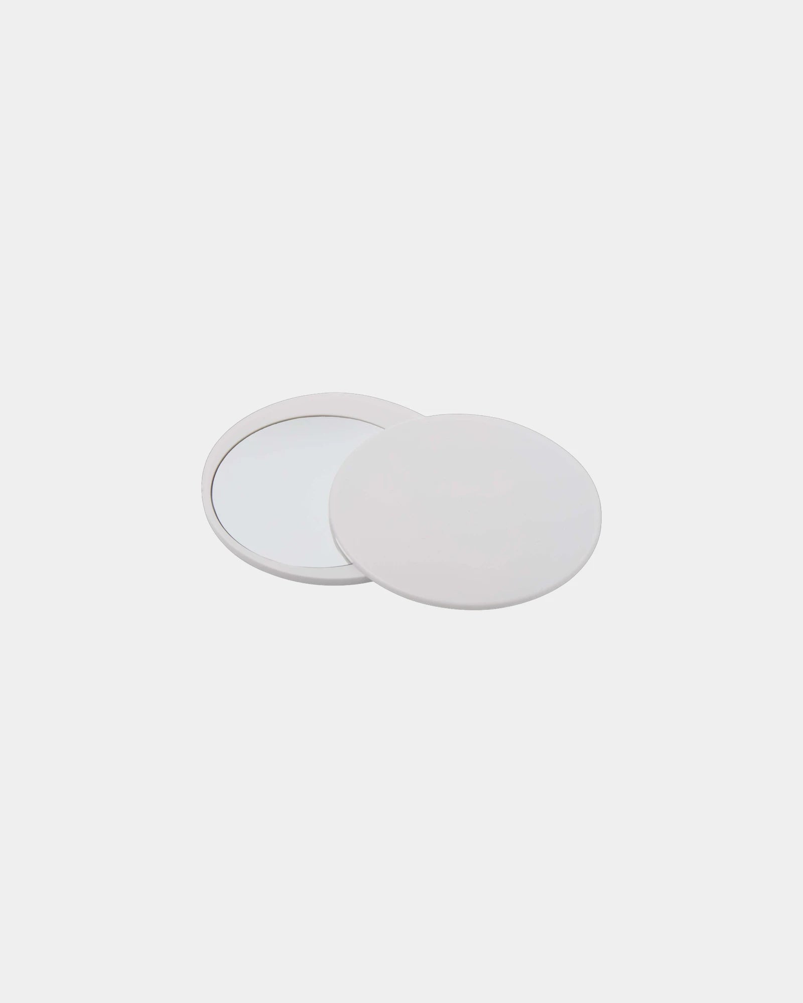 Custom recycled ABS sliding makeup mirror Glider - White