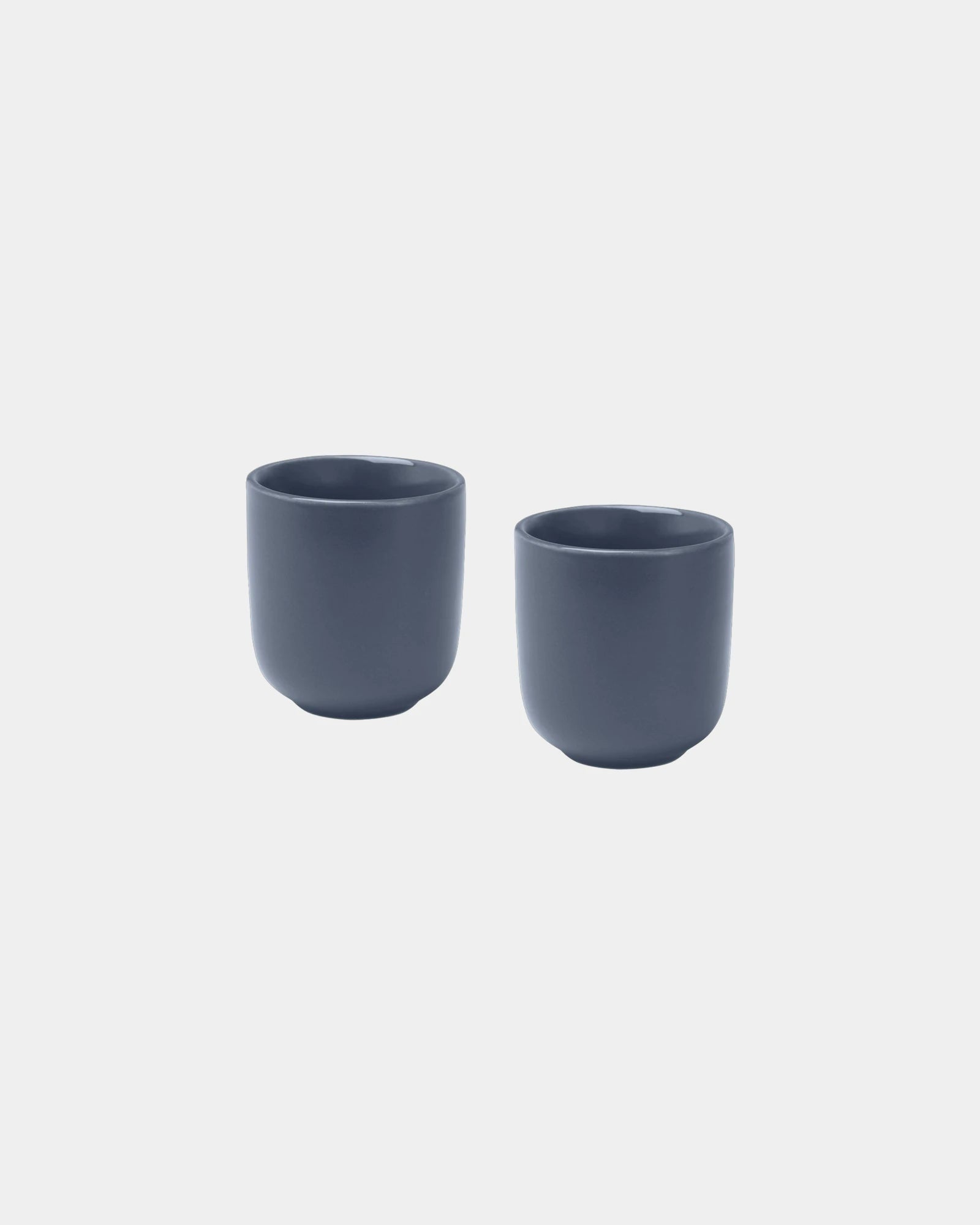 Promotional ceramic espresso cups set of 2 90ml - Bleu Hale