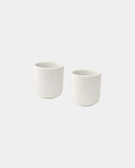 Promotional ceramic mugs set of 2 200ml - White